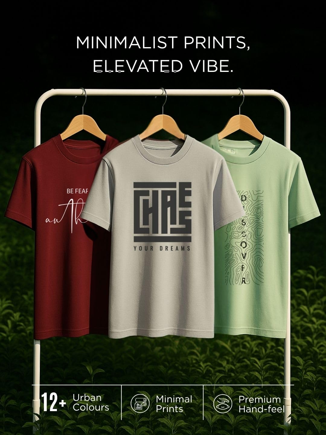 NOBERO Men's Letter Print T-Shirt - Image 5