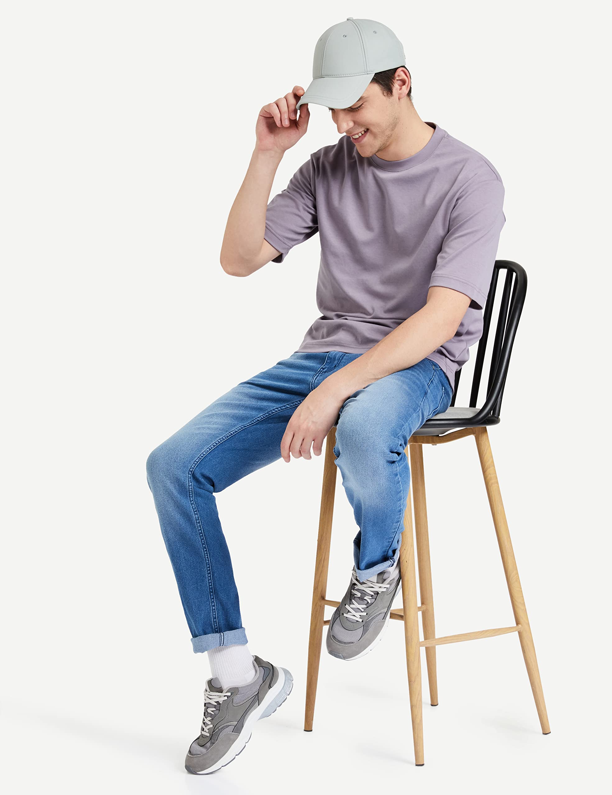 Symbol Men Cotton Rich Stretchable Jeans - Indigo - Image 3