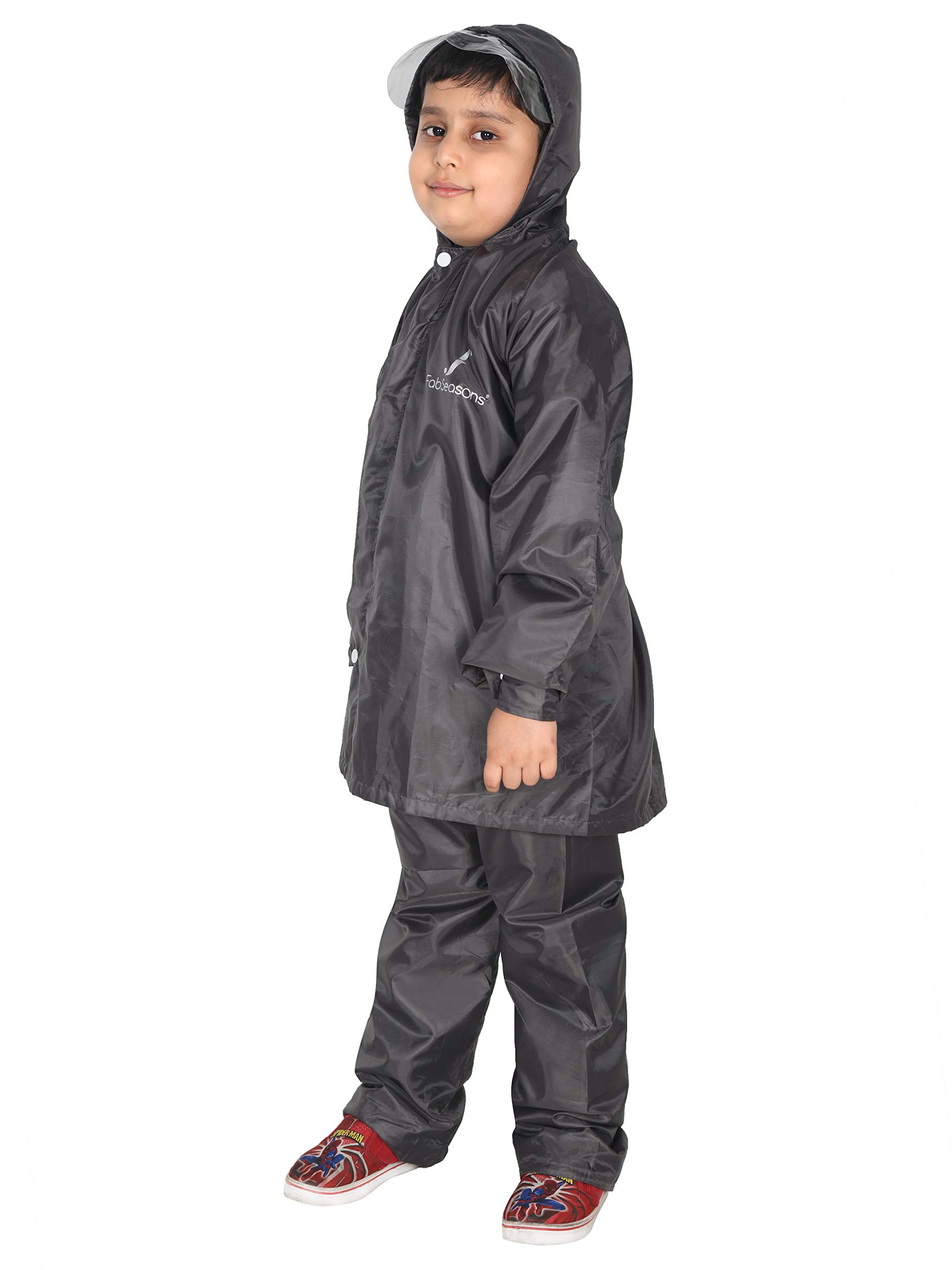 FabSeasons Kids Waterproof Raincoat with Hood - Image 2