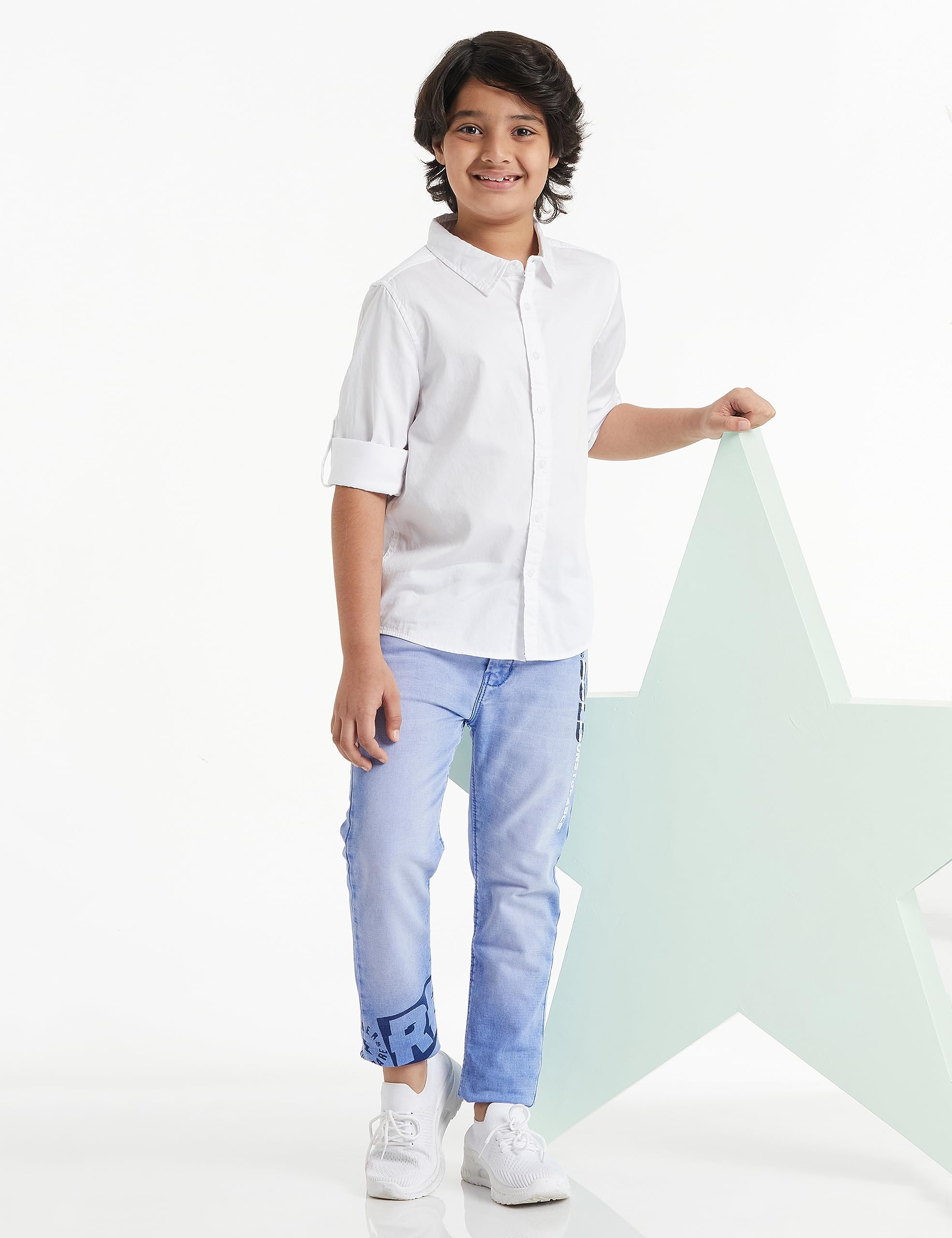 Jam & Honey Boy's White Shirt - Cotton - Image 4