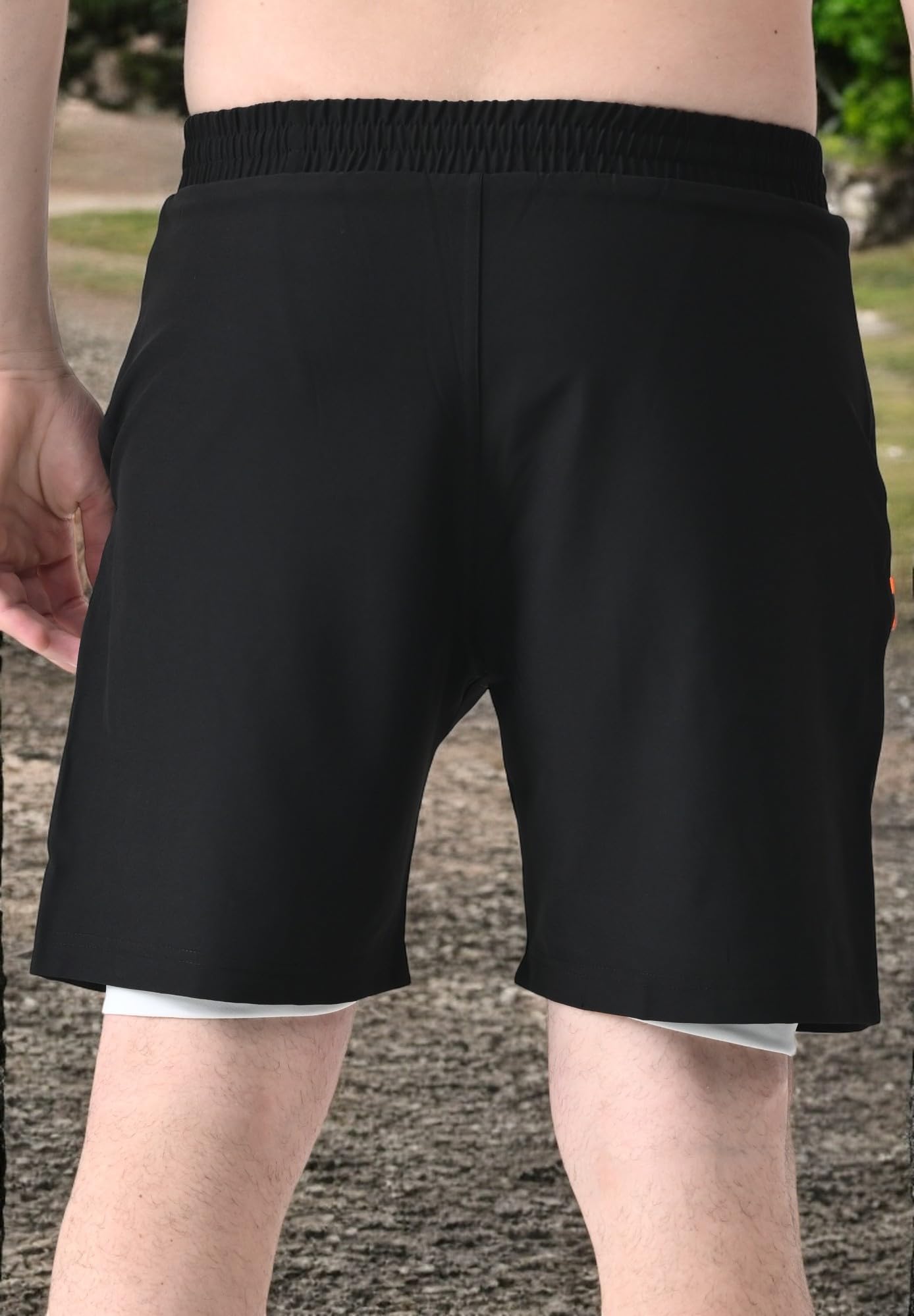 Flapfit Men's Running Shorts - Black - Image 5