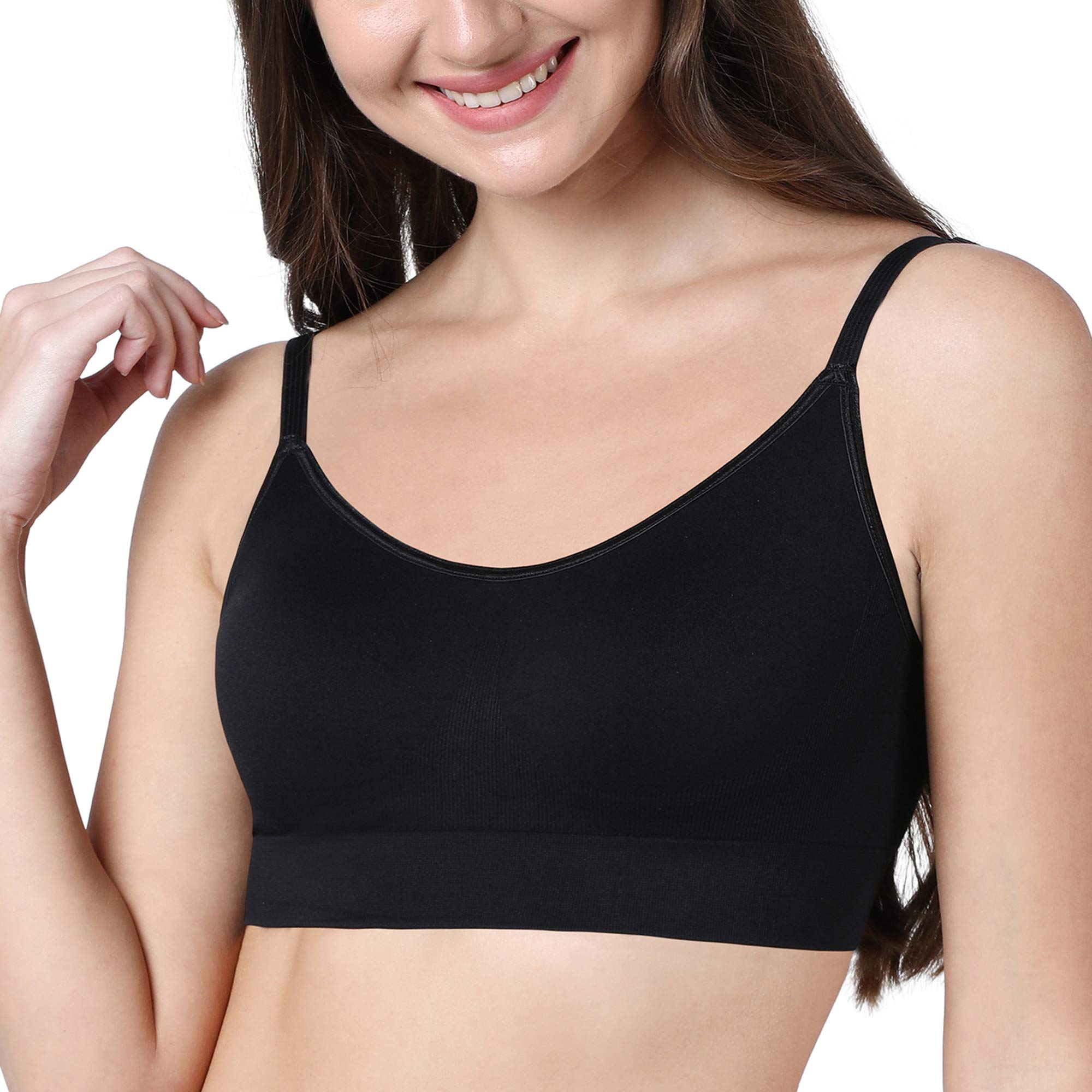Enamor Ultra Smoothening T-Shirt Bra - Black