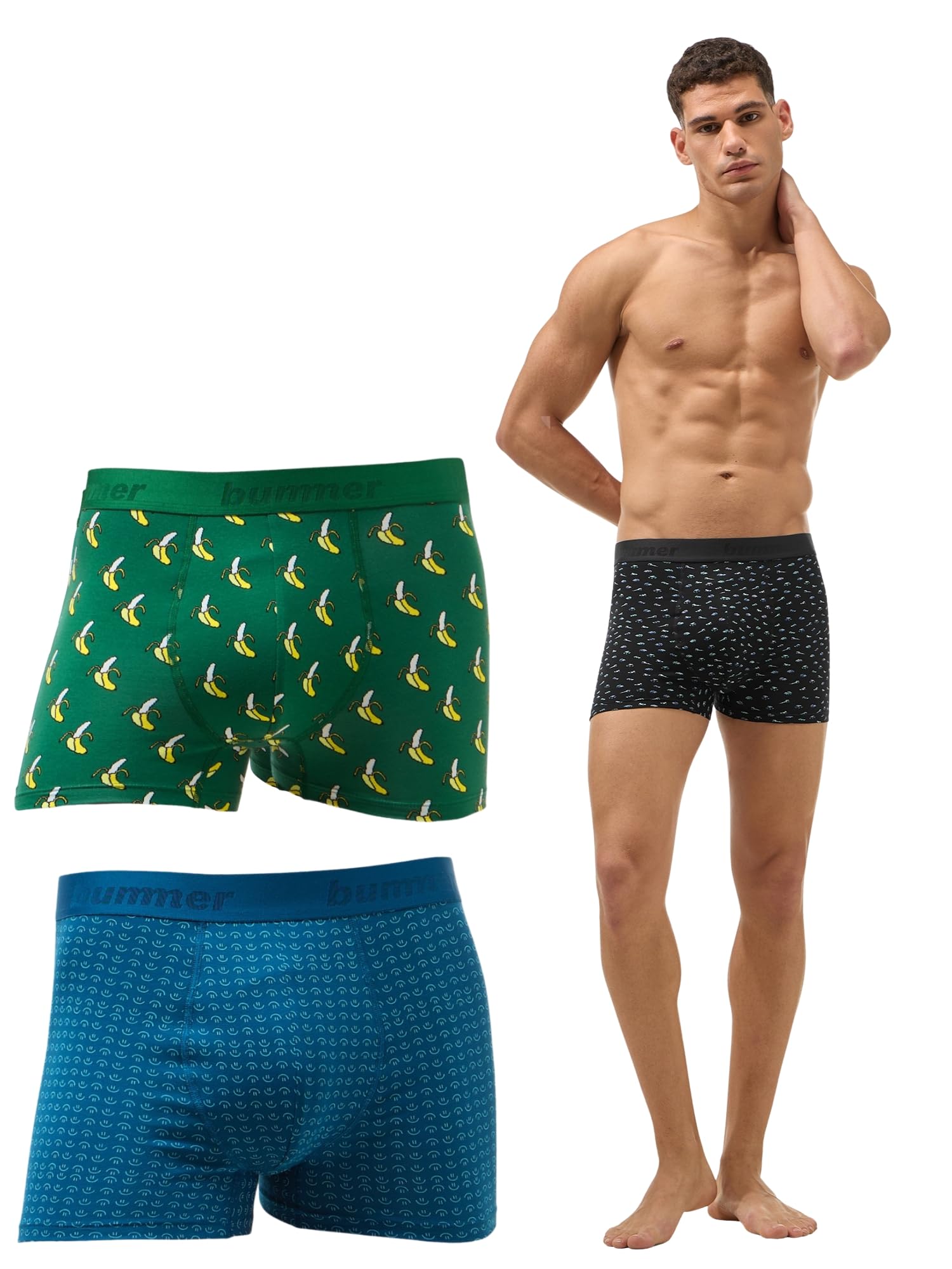 Bummer Men's Cotton Underwear with Elastane