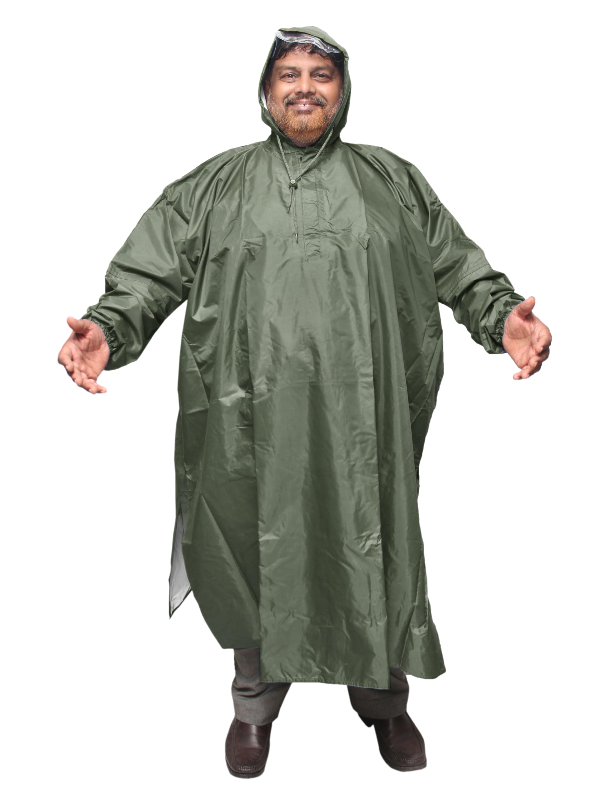 Goodluck Unisex Poncho Raincoat - Image 4