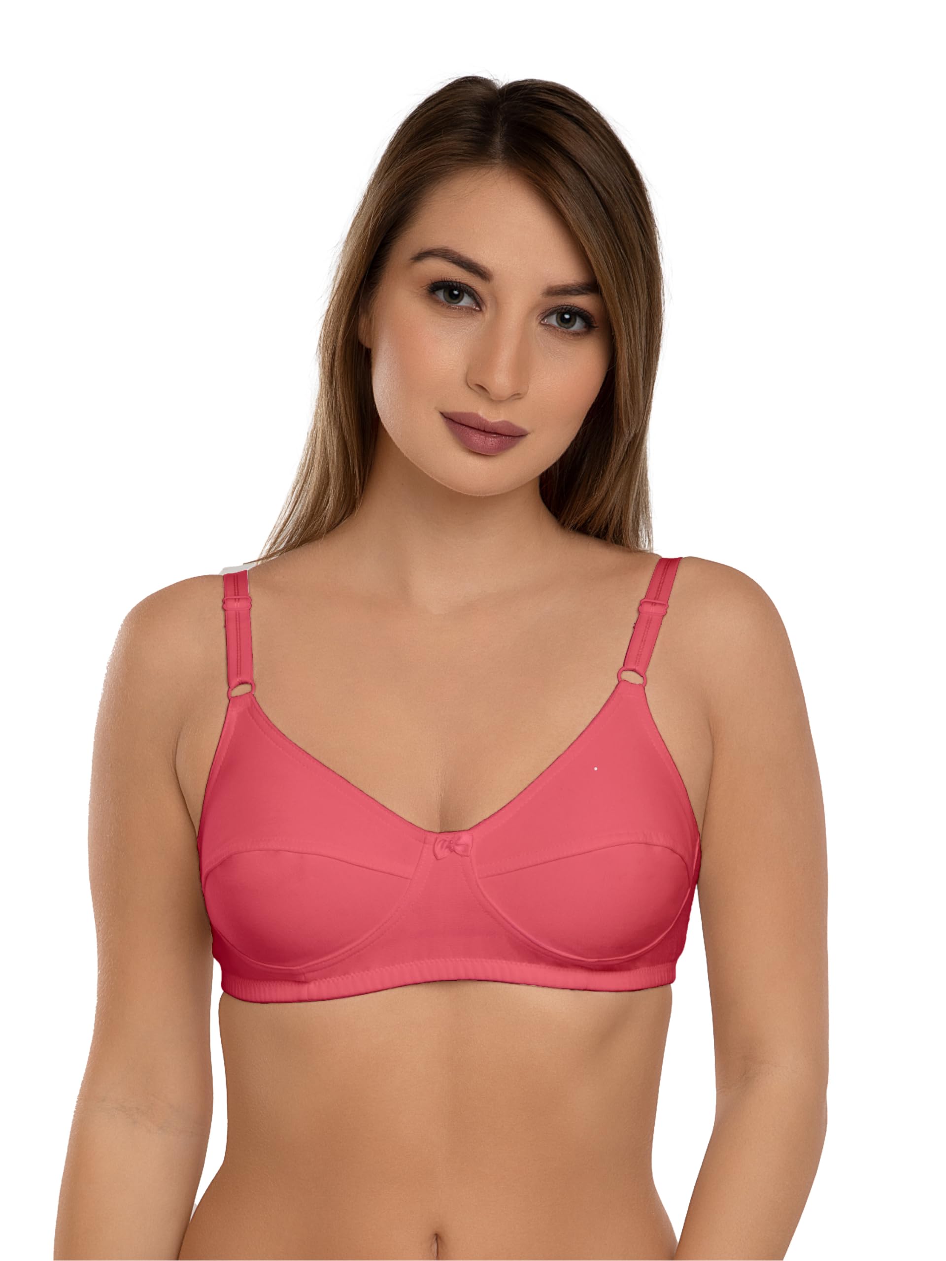 DAISY DEE Women's Cotton Non-Wired Bra - Carrot - Image 2