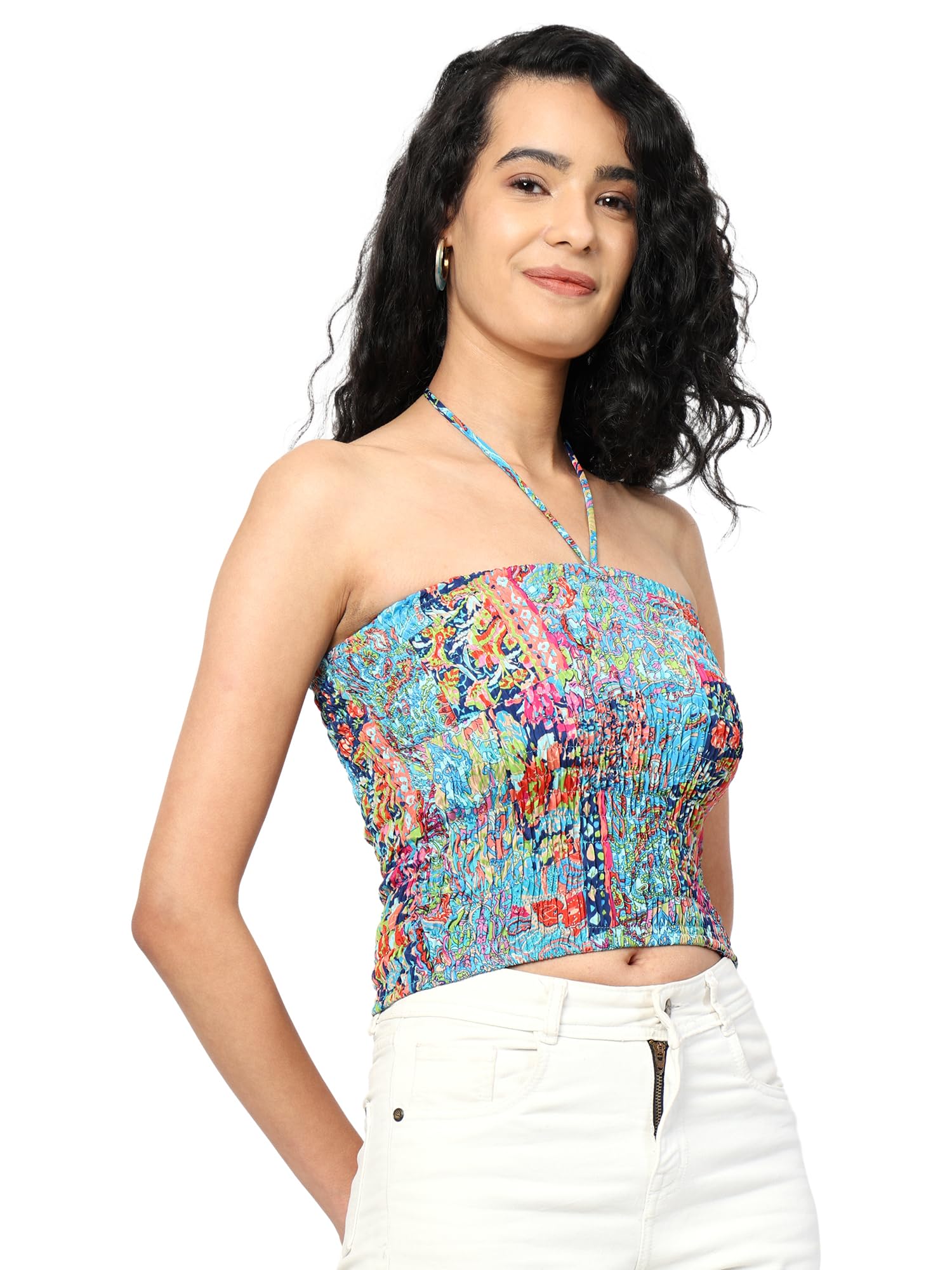KE KanhaExports Women Casual Crop Top - Image 4