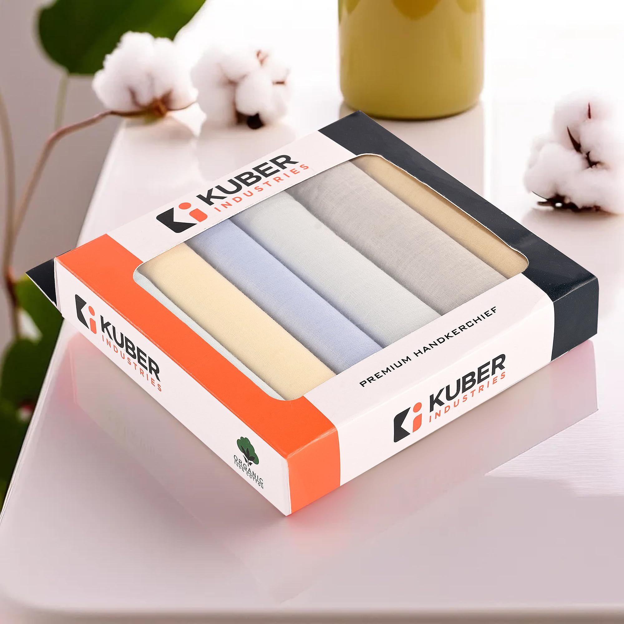 Kuber Industries Cotton Handkerchiefs for Men