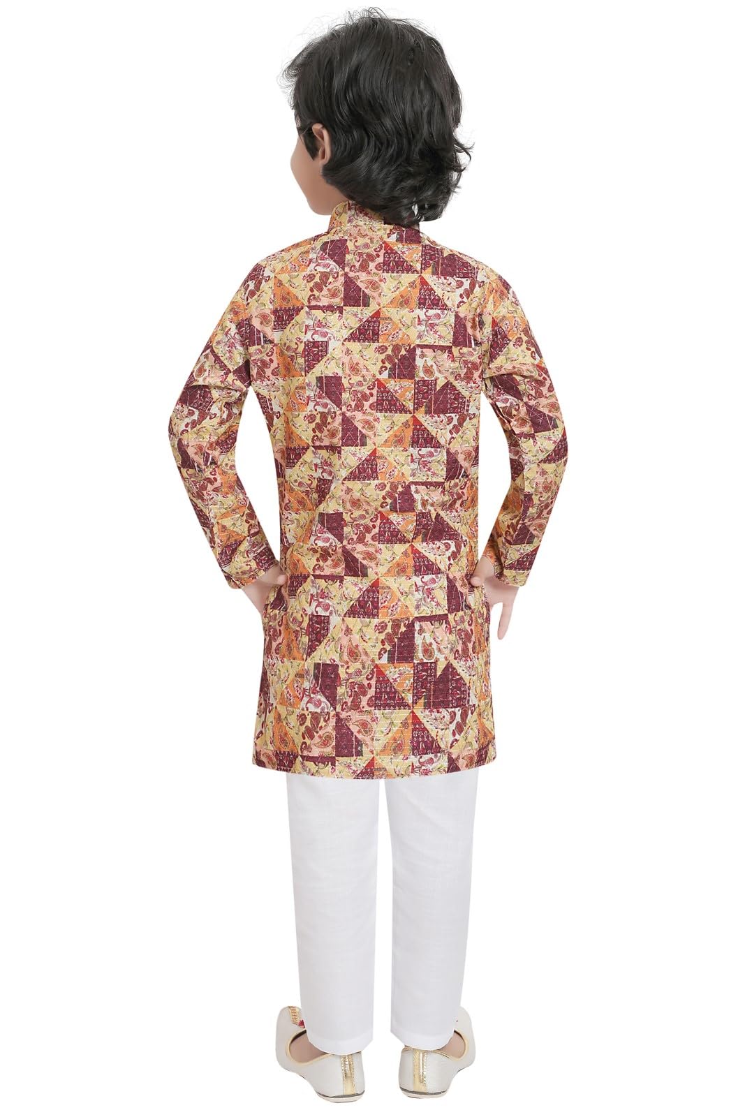 TinySteps Boys Printed Kurta - Sequence Work - Image 5