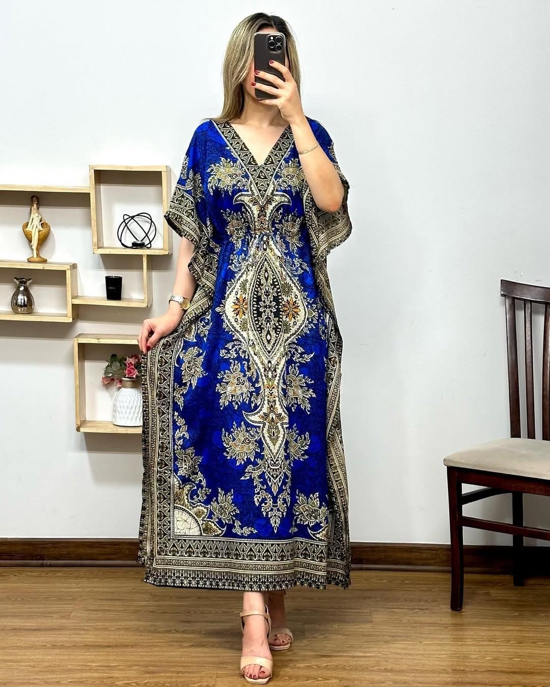 NAIADES Women's Bohemian Kaftan Dress - Image 2