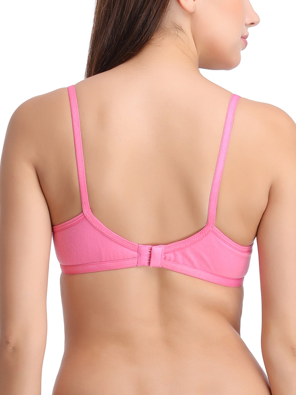 Clovia T-Shirt Bra for Women - Pink Wirefree - Image 2