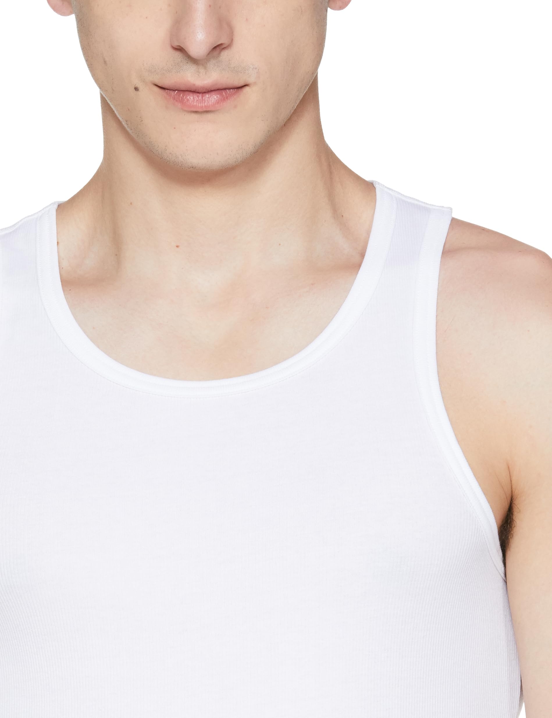 Jockey Men's Cotton Ribbed Vest - Image 4