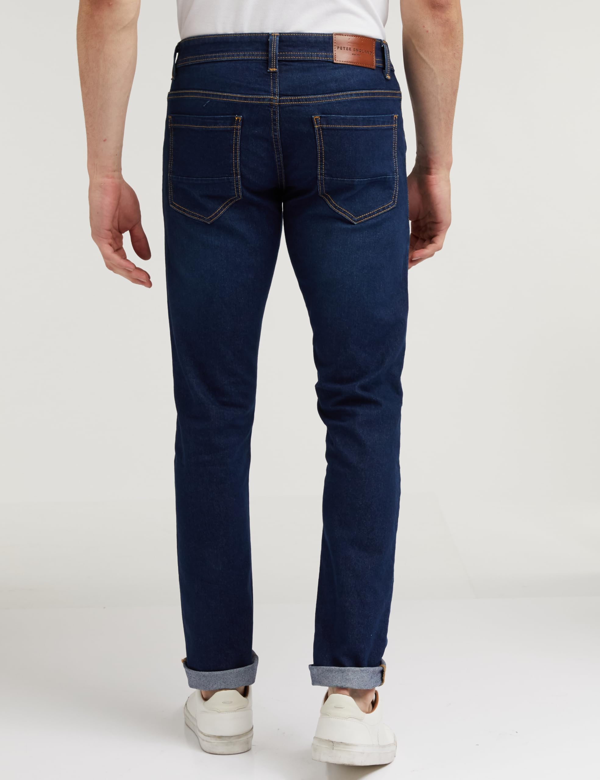 Peter England Men's Black Jeans - Image 2