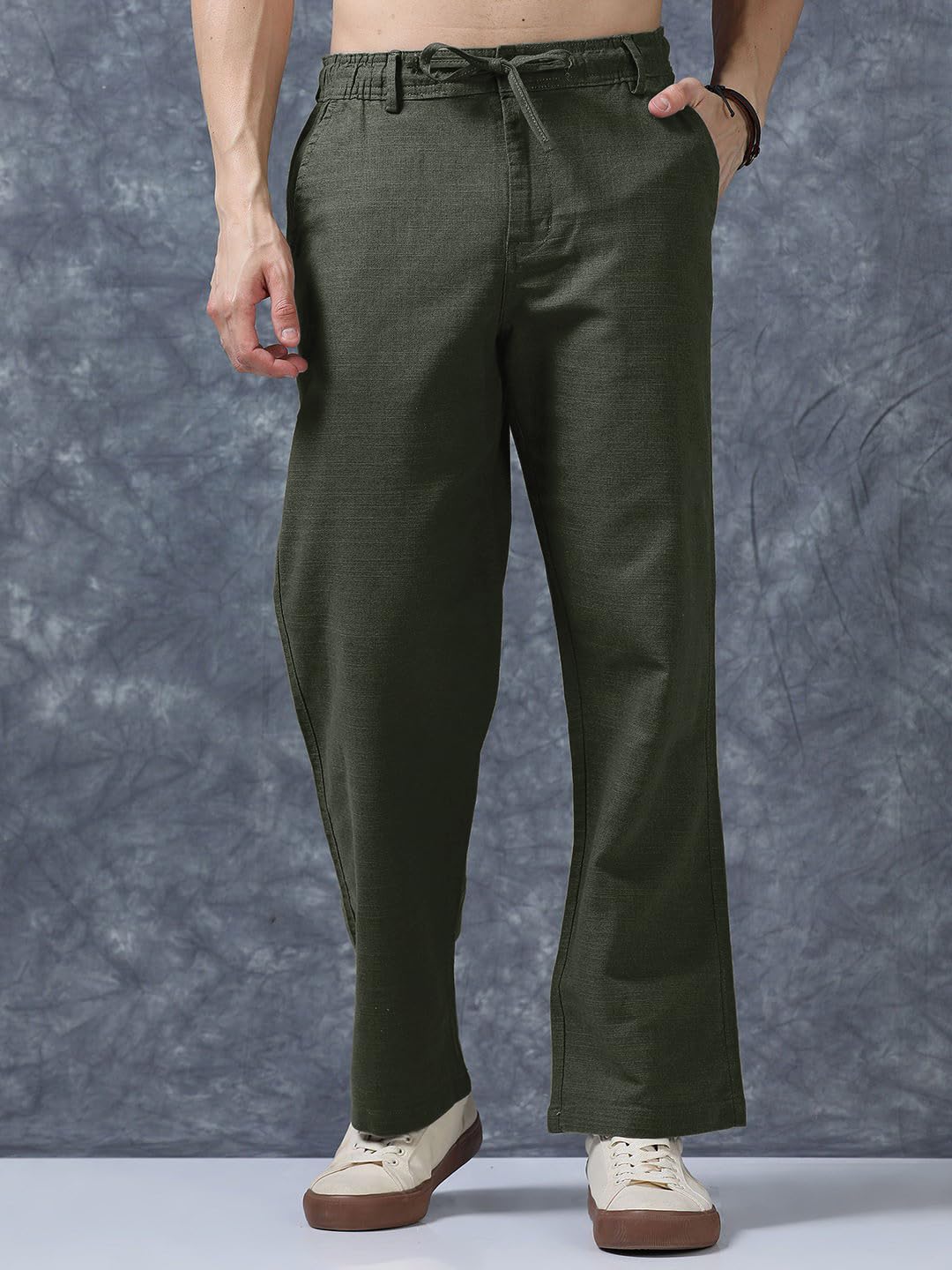 Vogaan Men Linen Cotton Trousers - Image 2