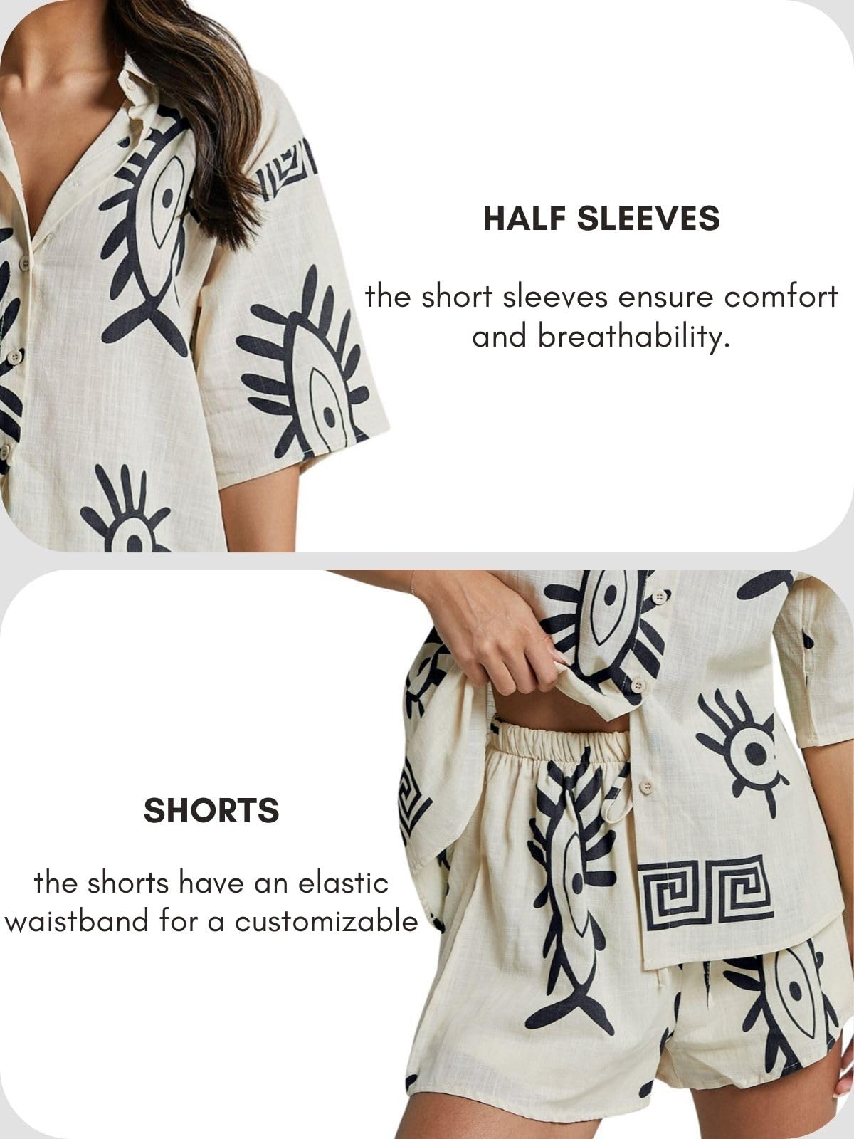 Leriya Fashion Women's Black Rayon Printed Co-Ord Set - Image 5