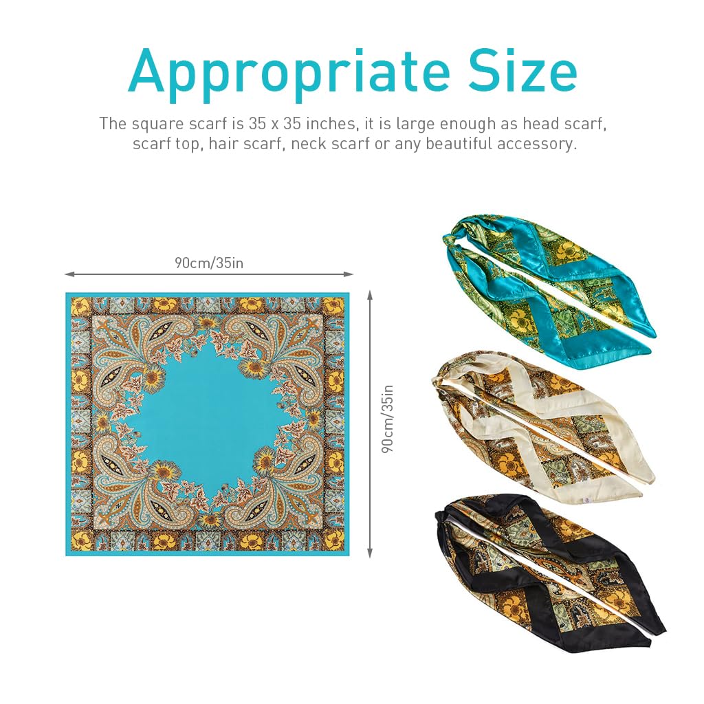 PALAY Silk Scarf for Women - Image 2