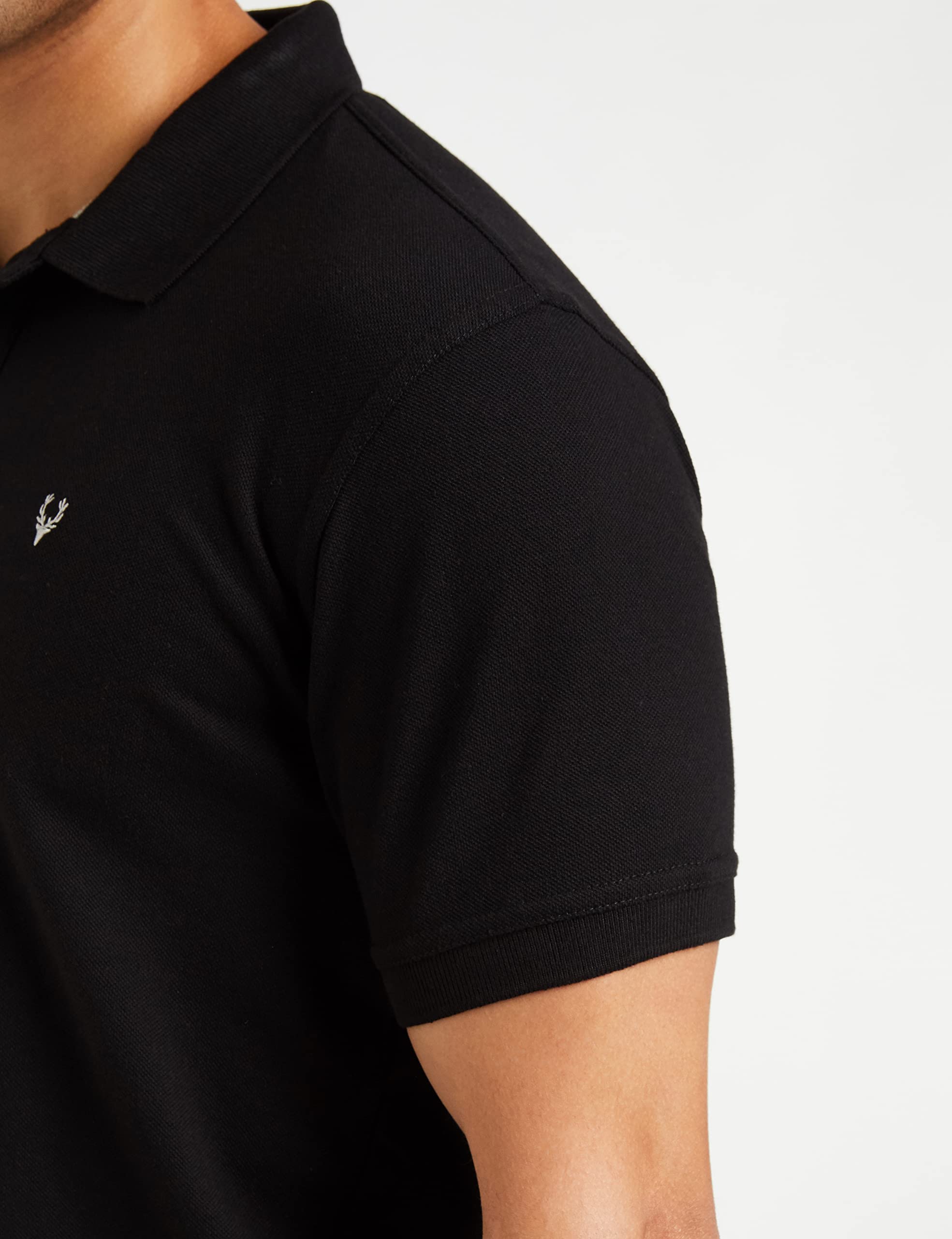 Allen Solly Men Polo T-Shirt - Jet Black - Image 5