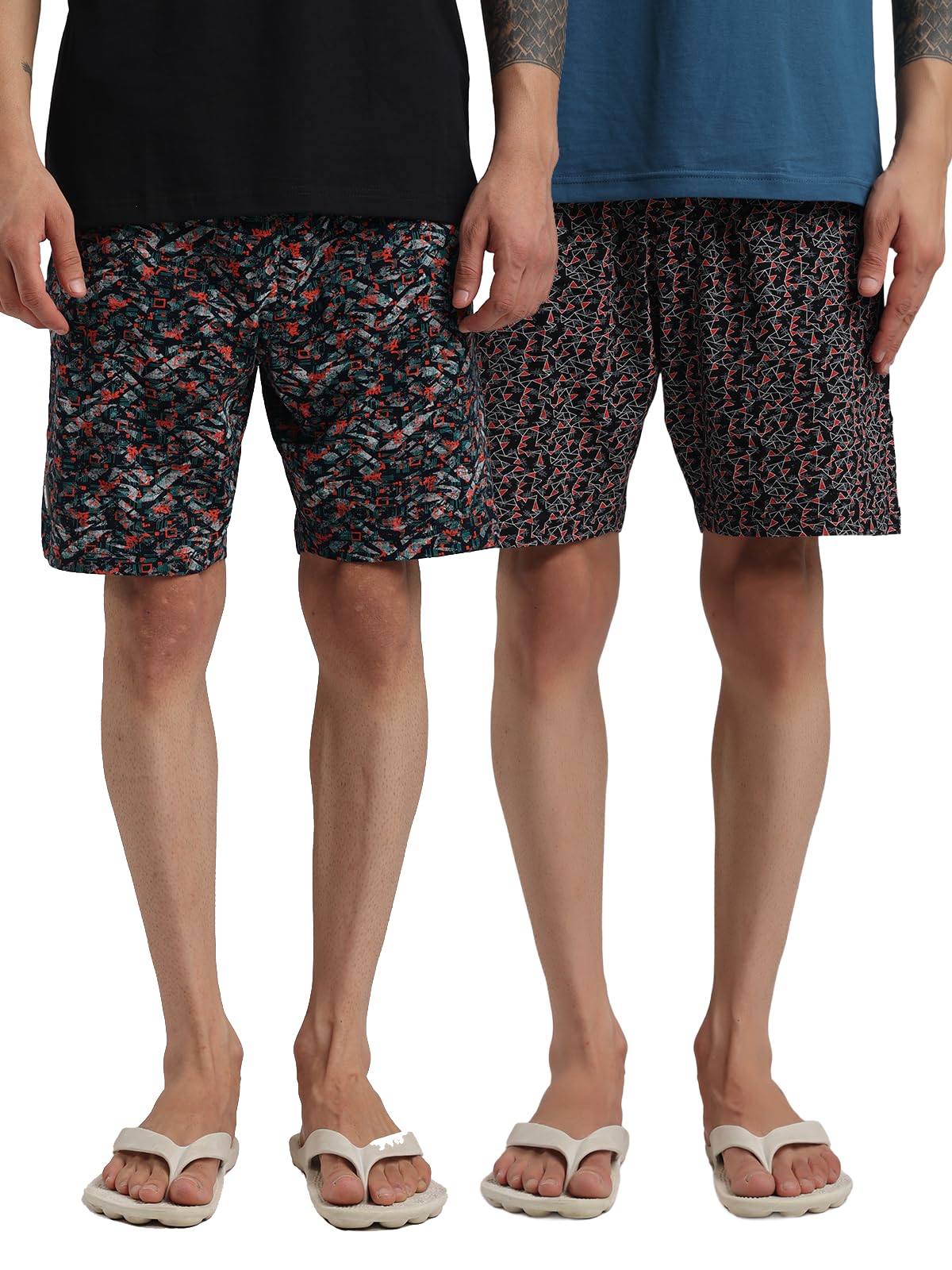 Bumchums Men's Cotton Printed Bermuda Shorts