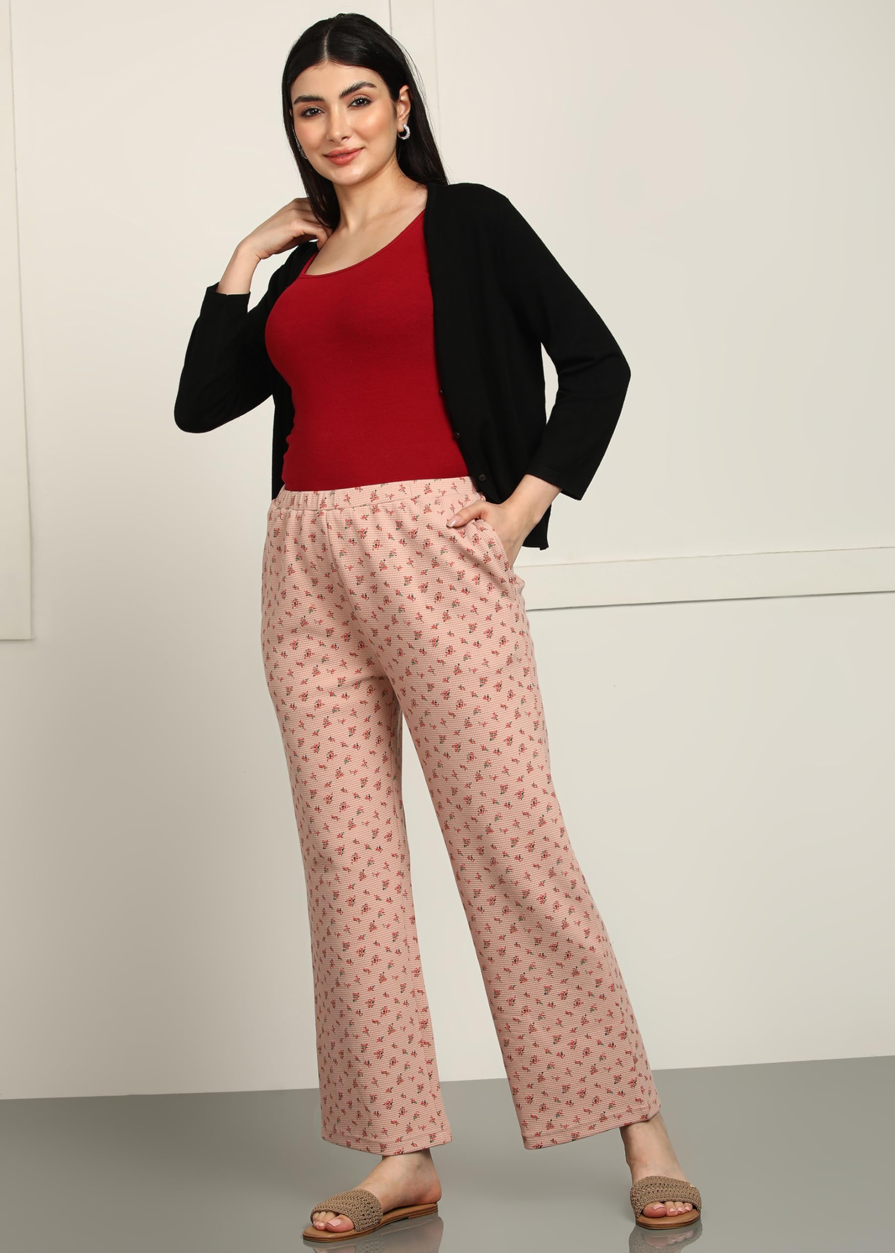 Alan Jones Women's Casual Pants - Dusty Pink - Image 3