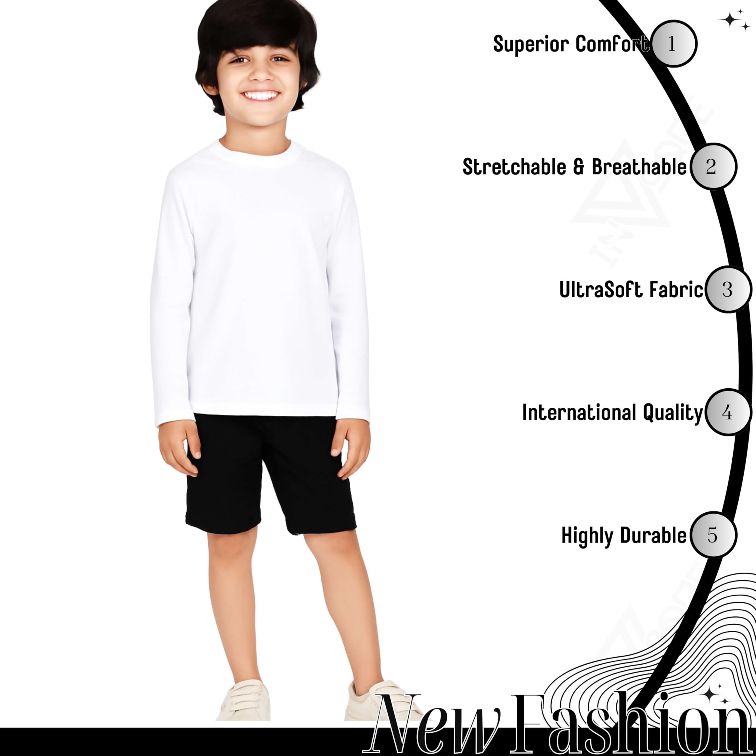 GarbGlide Kids Boys T-Shirt Full Sleeves Cotton - Image 2