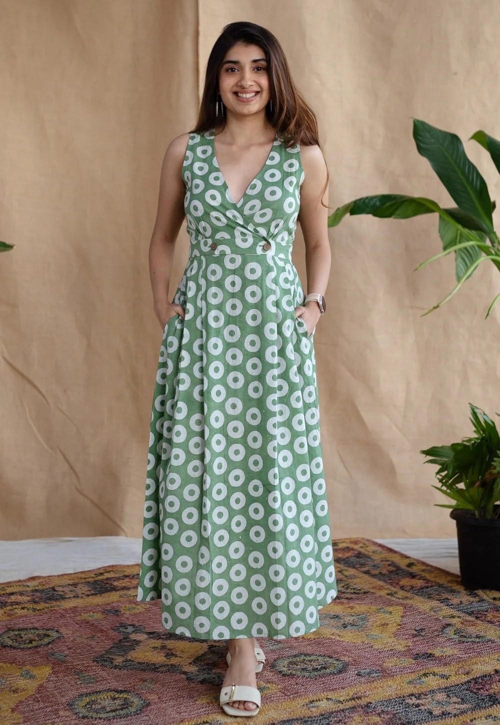 FABNEX Women's Gown - Green - Image 5