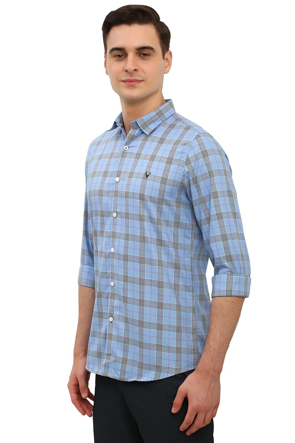 Allen Solly Men Blue Casual Shirt - Image 2