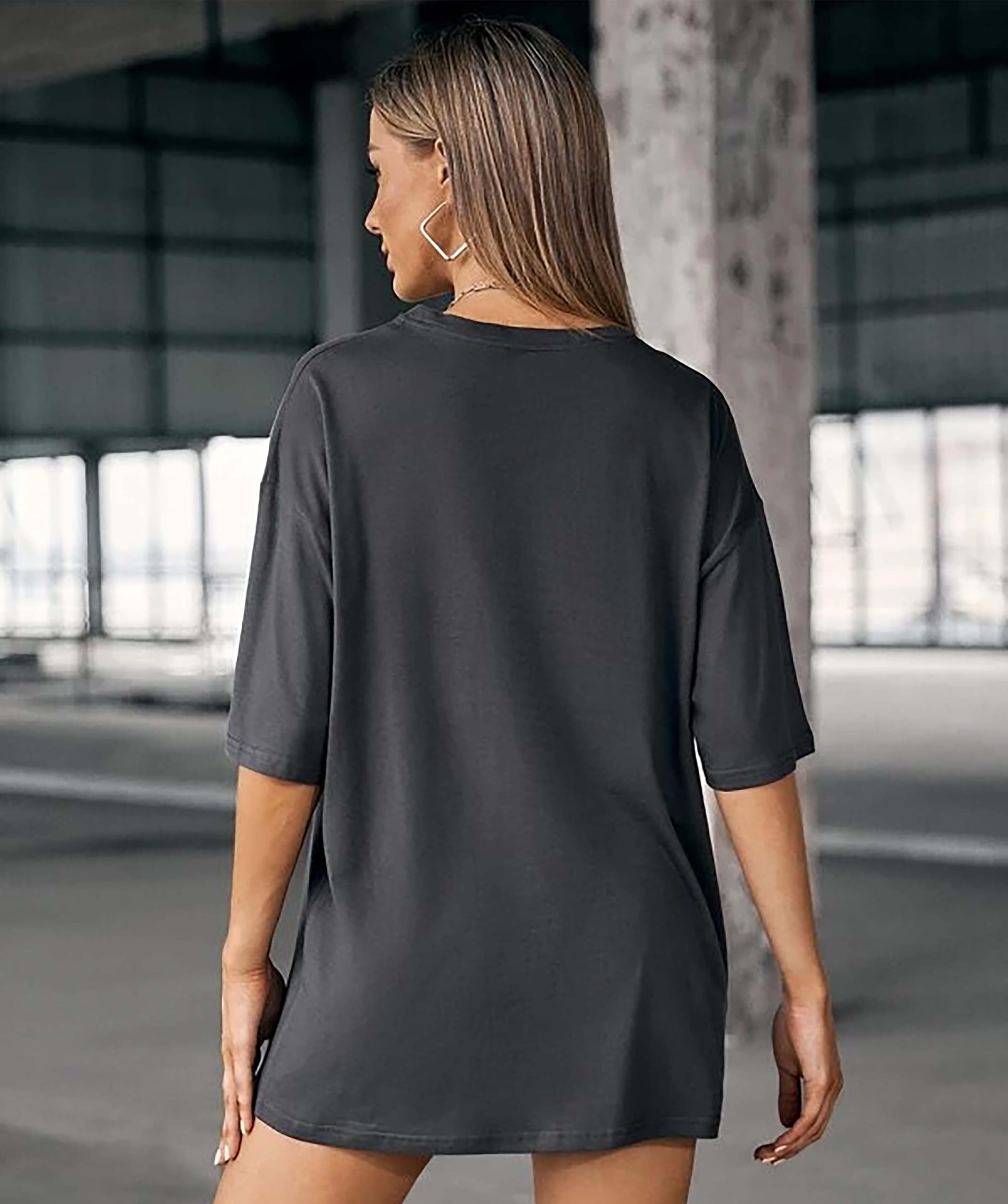 London Hills Women's T-Shirt - Dark Grey Purple - Image 4