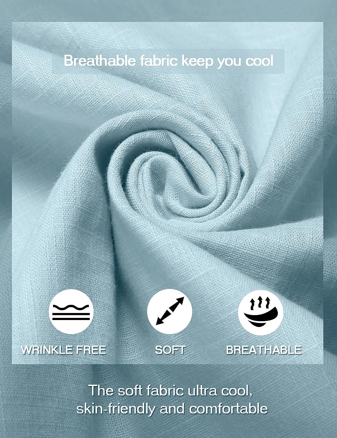 Bellstone Men's Kurta - Aqua - Image 5