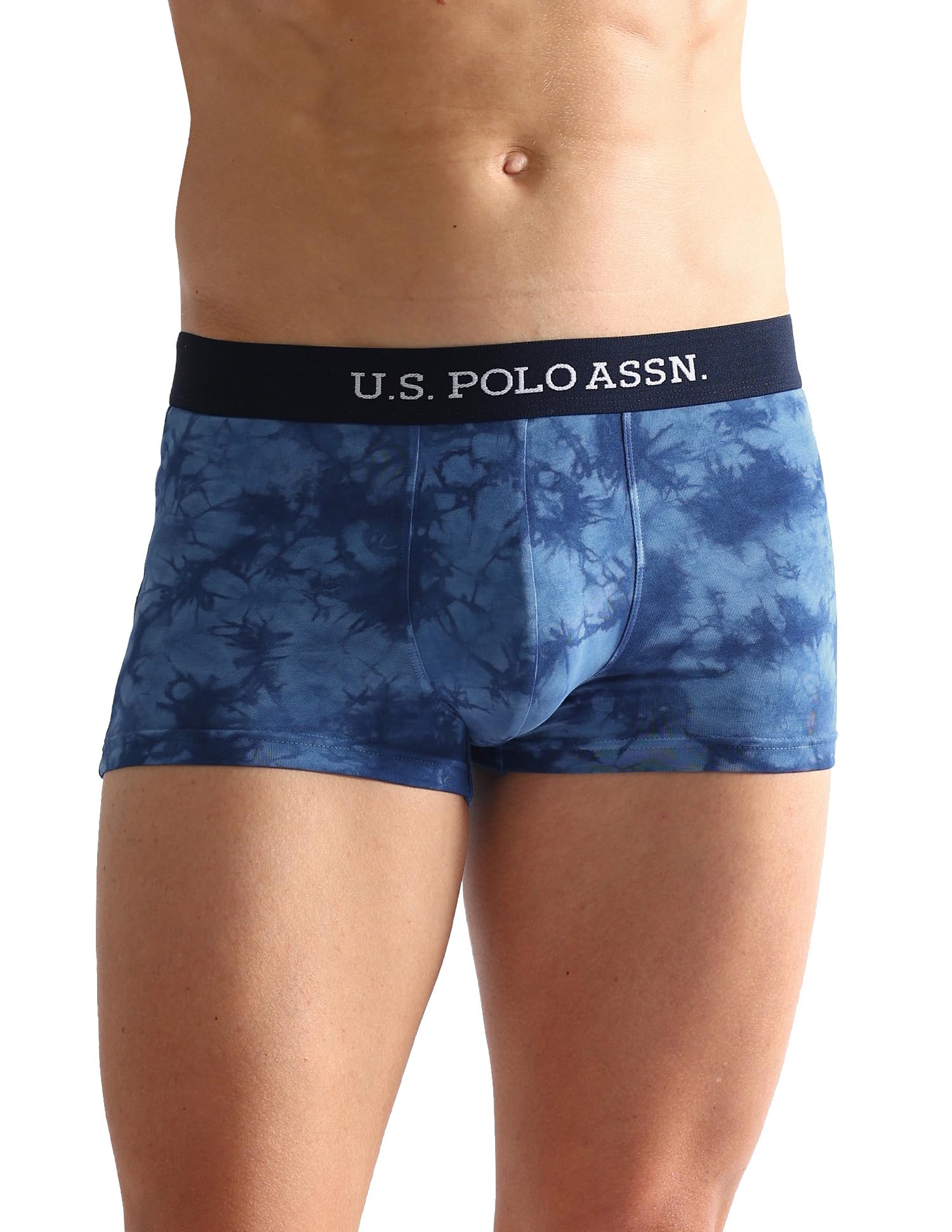 U.S. POLO ASSN. Men Cotton Stretch Antibacterial Trunks - Navy