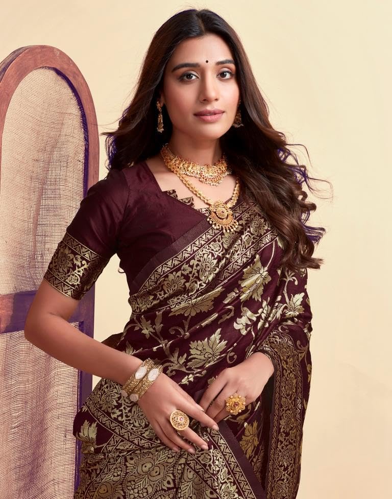 Sugathari Kanjivaram Silk Saree for Women - Image 5