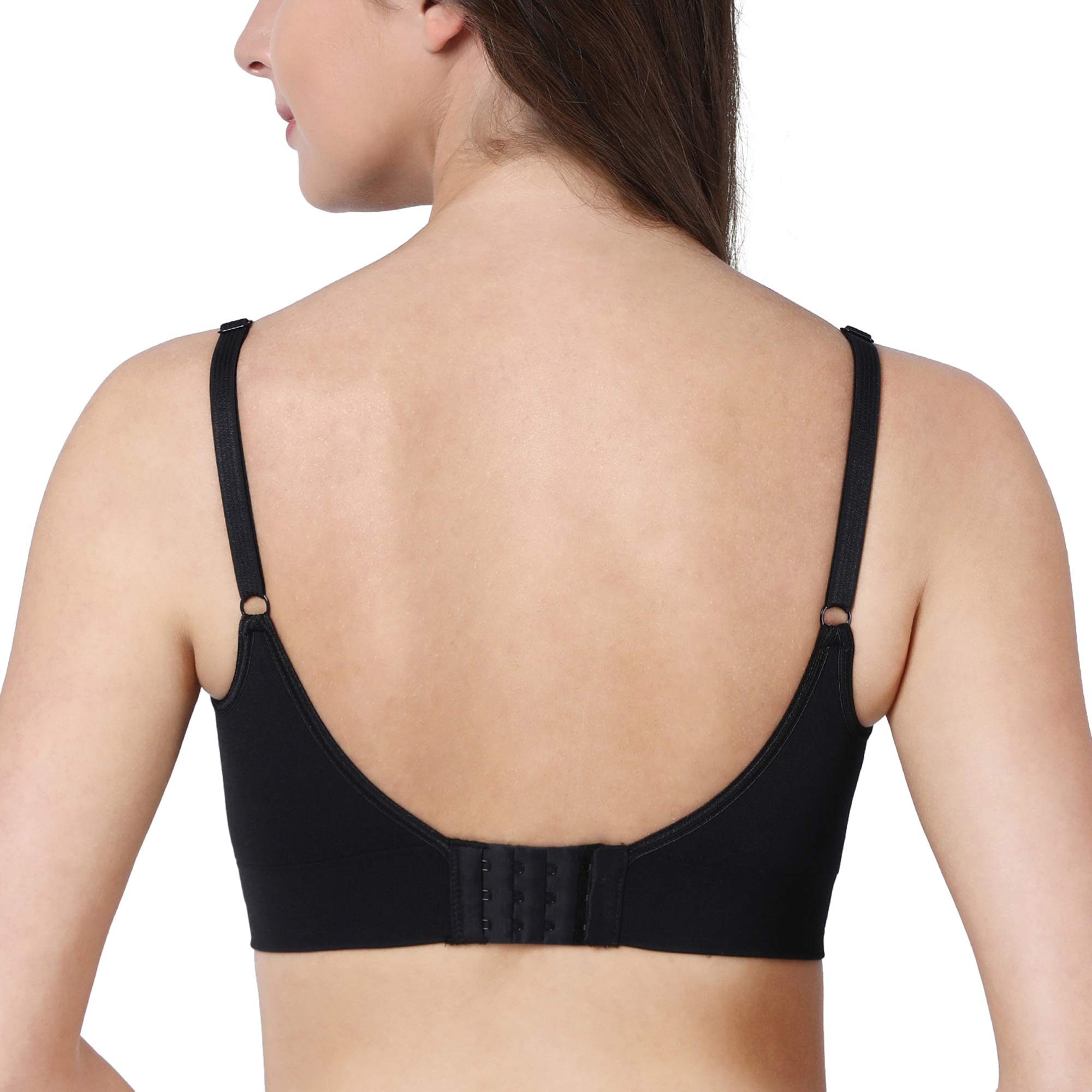 Enamor Ultra Smoothening T-Shirt Bra - Black - Image 3