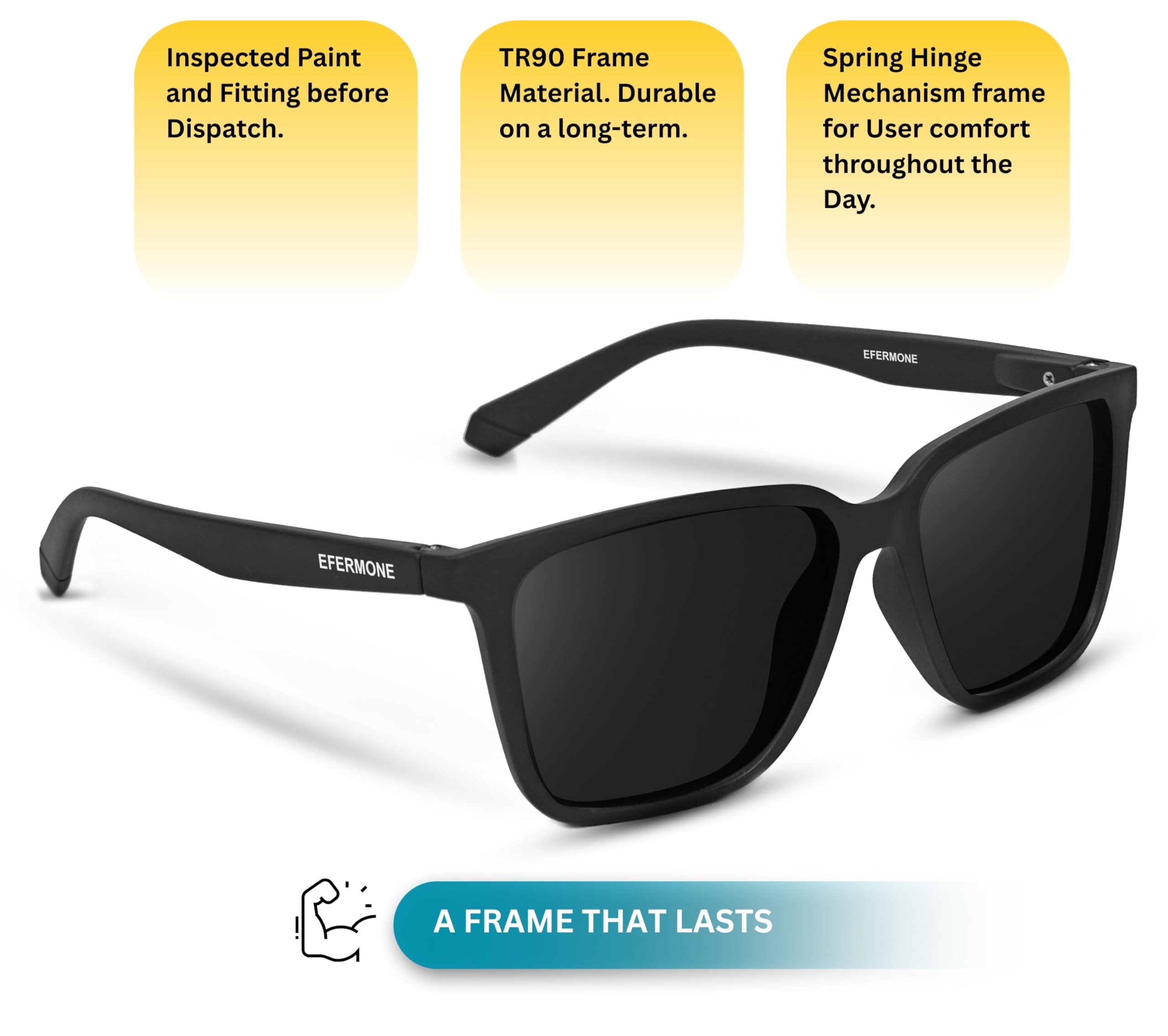 EFERMONE Polarized Sunglasses for Men and Women - Image 4