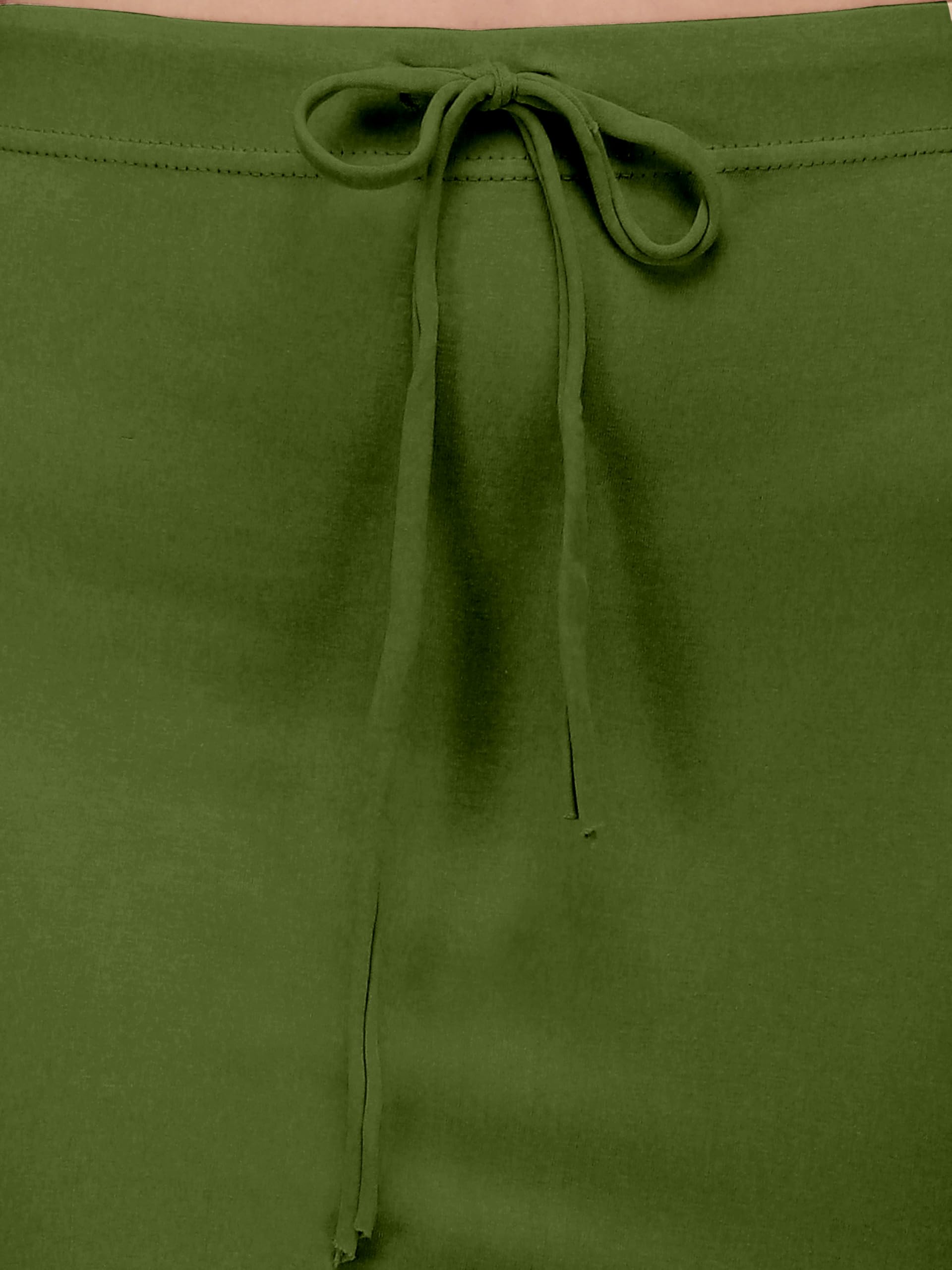 Mehrang Women Saree Shapewear - Army Green - Image 4