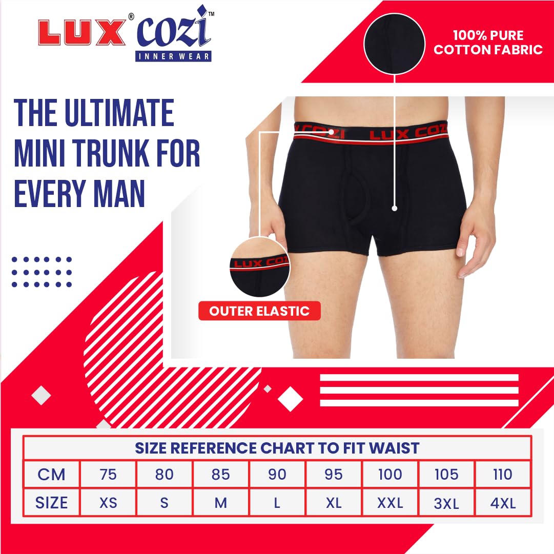Lux Cozi Men's Cotton Trunks - Image 3