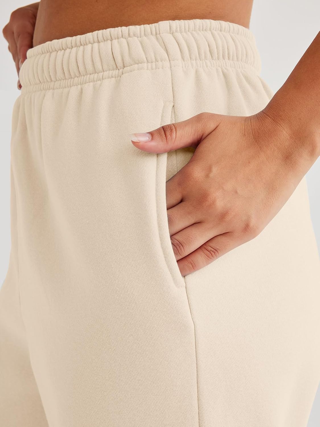 Q Fashion Women's Jogger Pants - Beige - Image 5