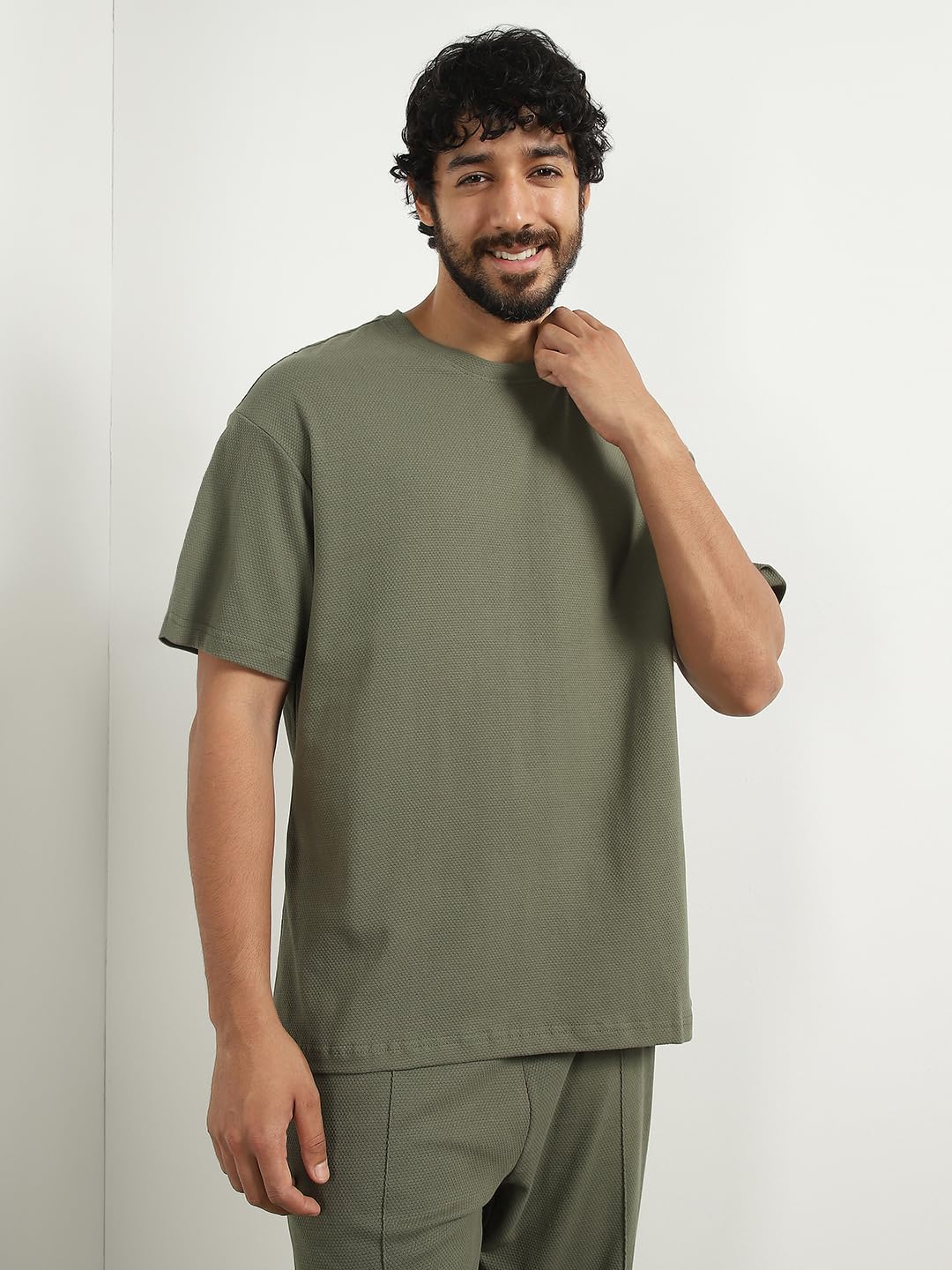 Moses Olive T-shirt & Joggers Co-ord Set - Image 4