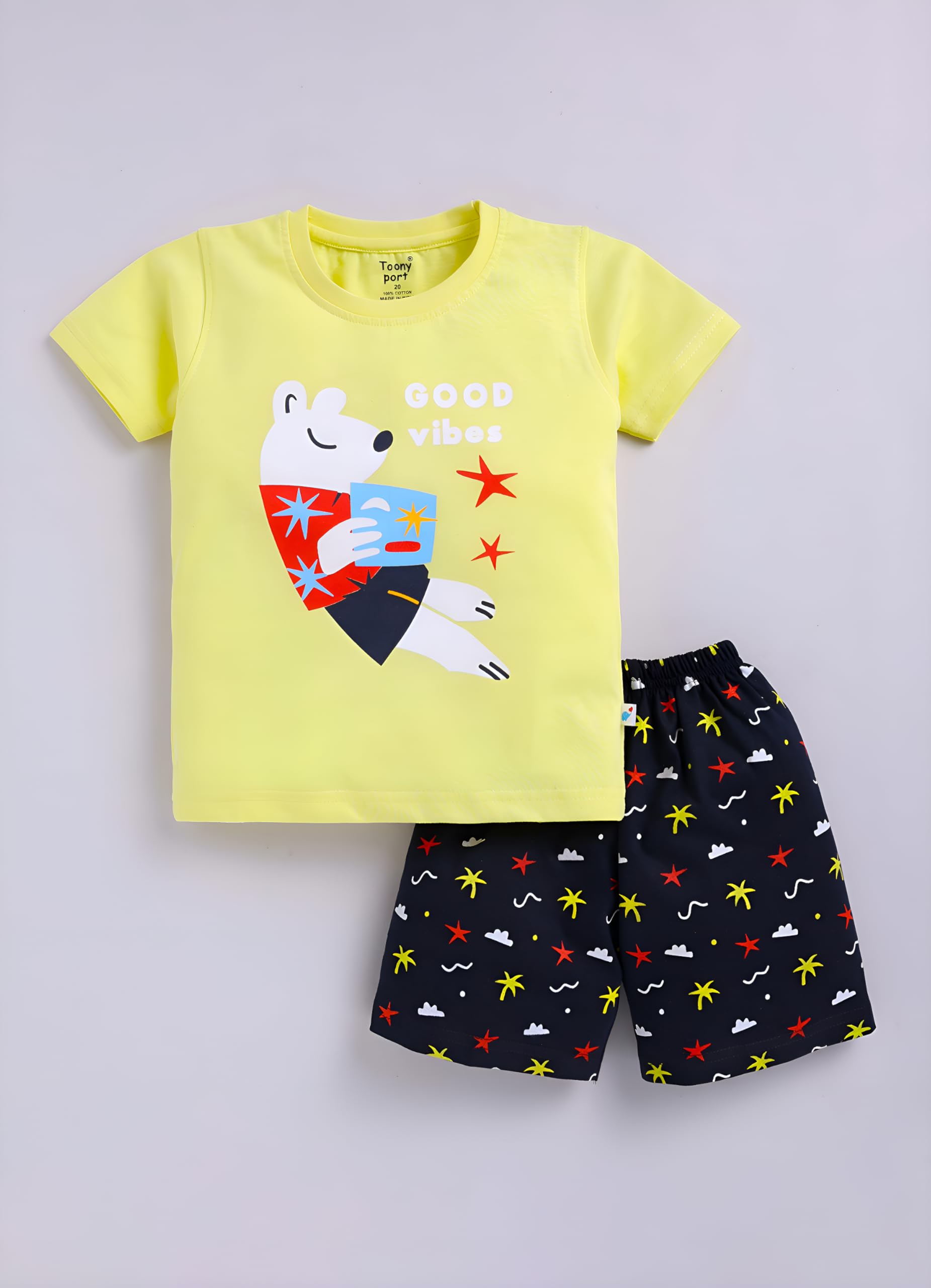 Toonyport Boys T-Shirt & Shorts Set - Multicolour - Image 5