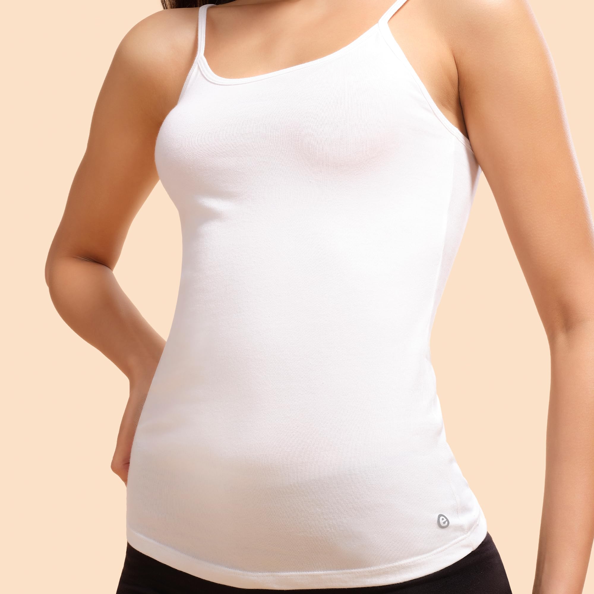 Enamor Stretch Cotton Camisole for Women - Image 4