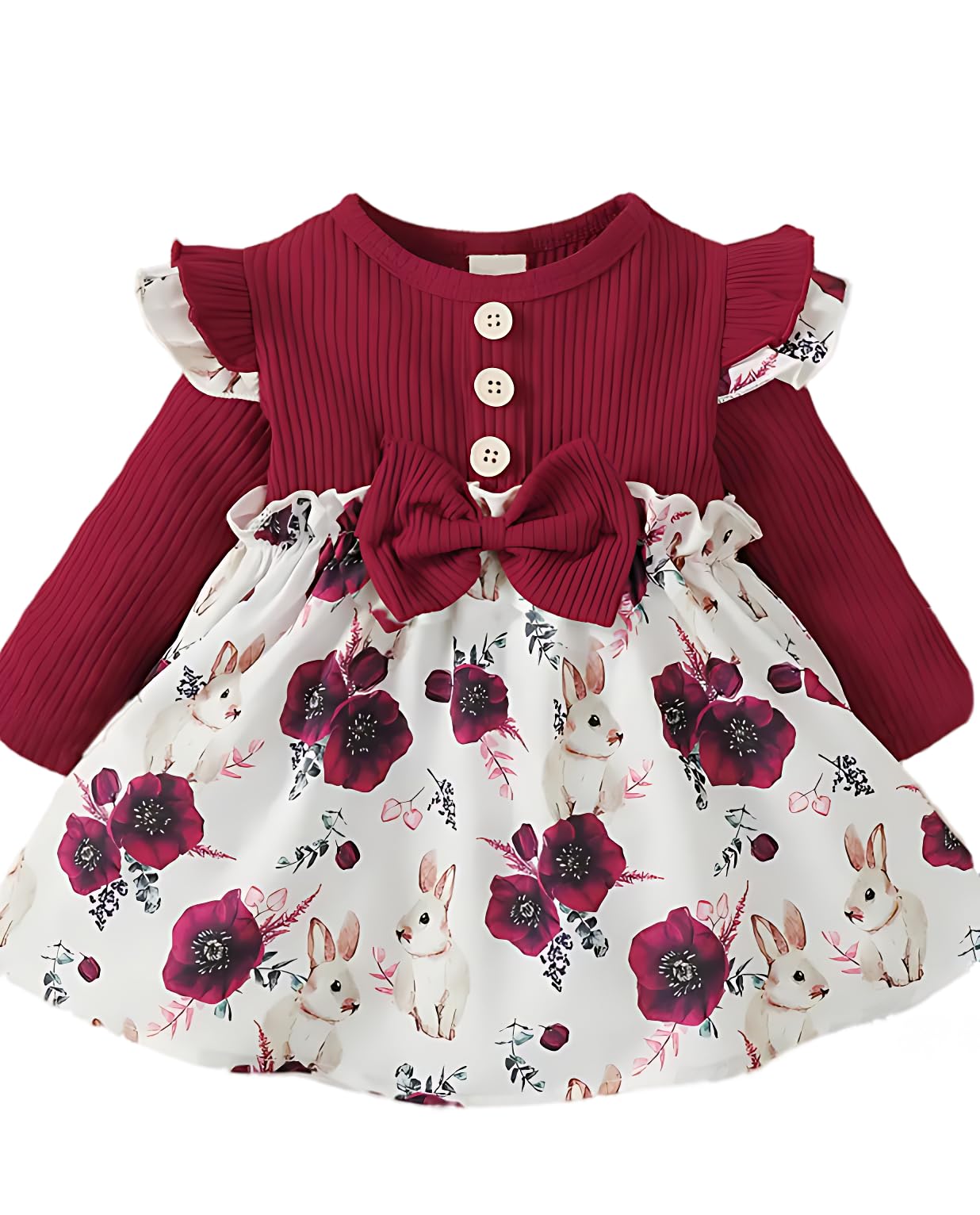 Floral Frock for Baby Girls - Soft Modal Fabric
