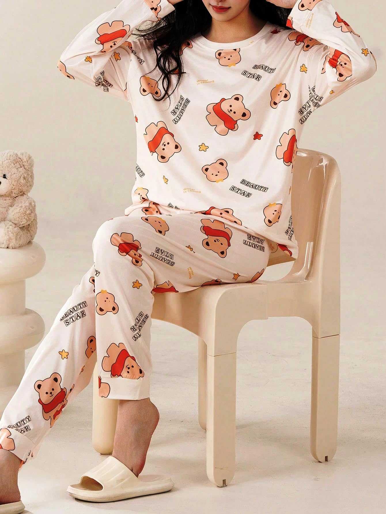 GLASGO Women's Pink Pajama Set - Image 5