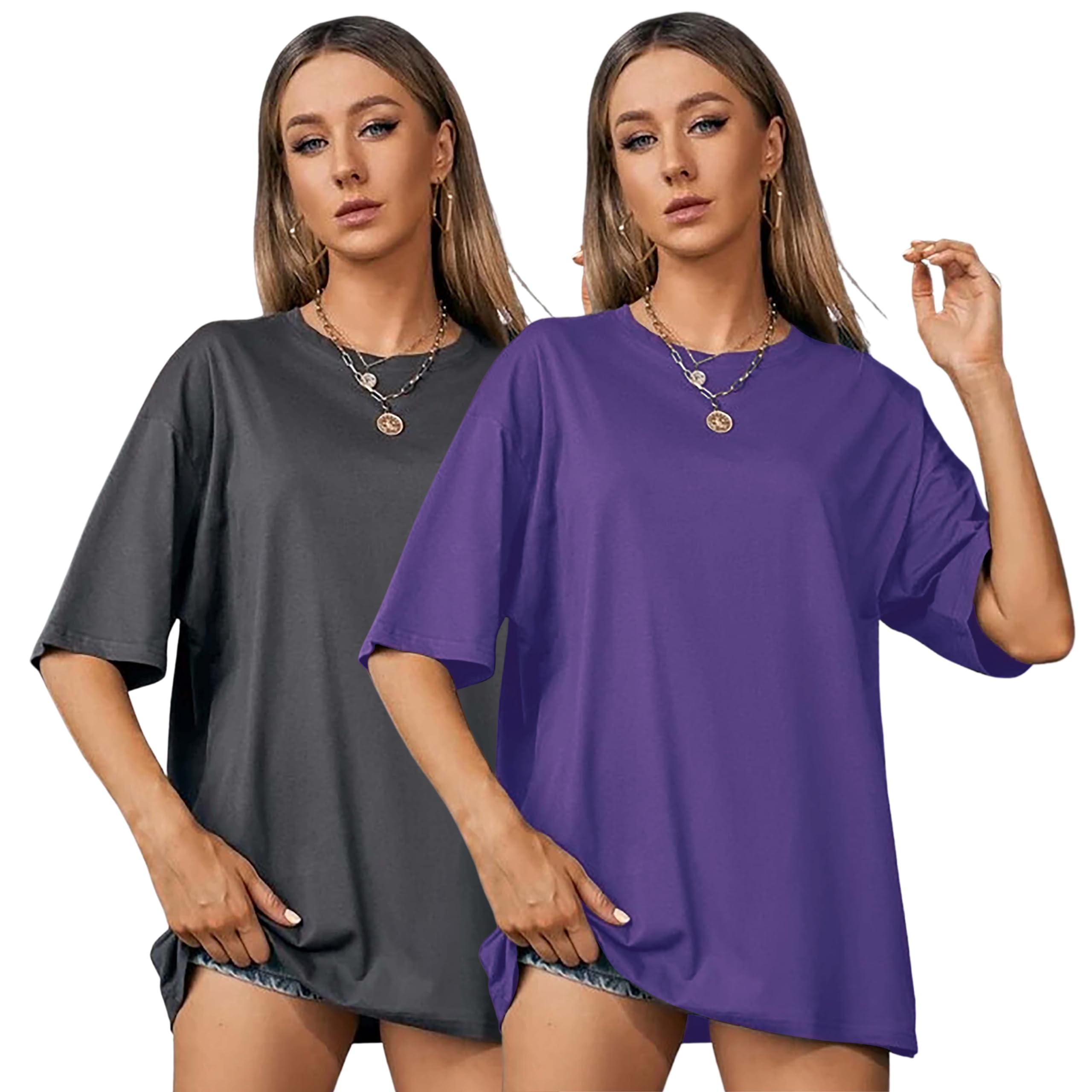 London Hills Women's T-Shirt - Dark Grey Purple