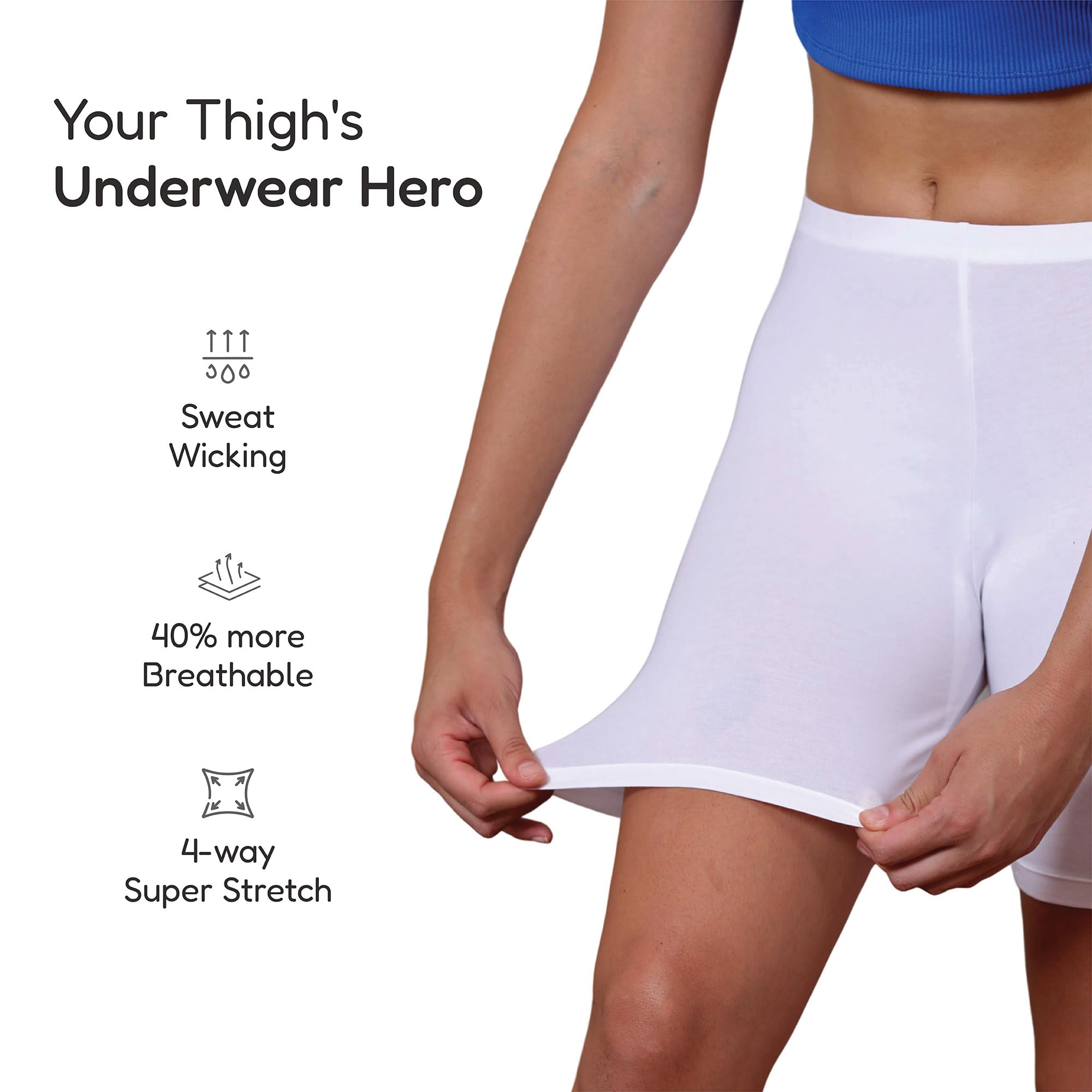 Lavos Women's Cycling Shorts - Bamboo Cotton - Image 4