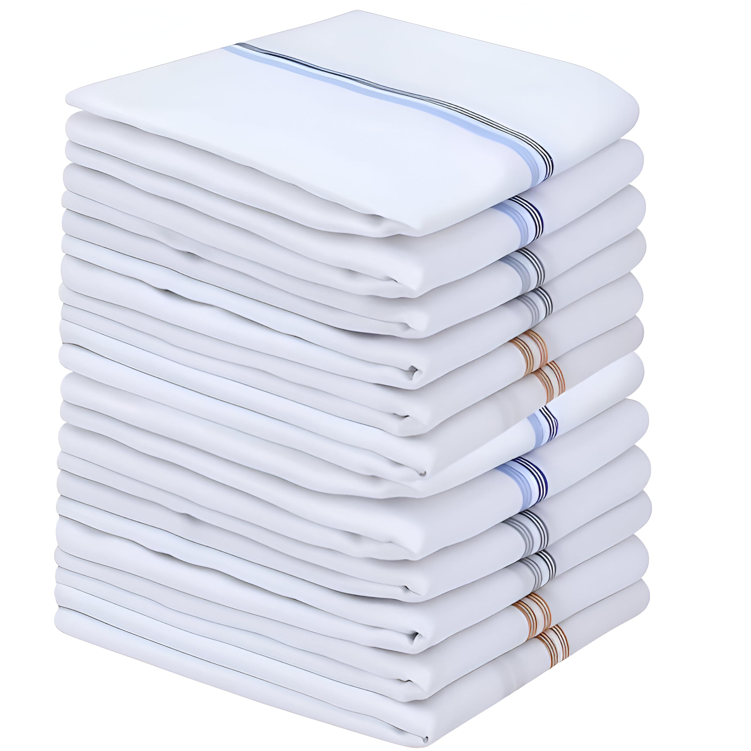 GRAFFY Men's Cotton Handkerchief - White