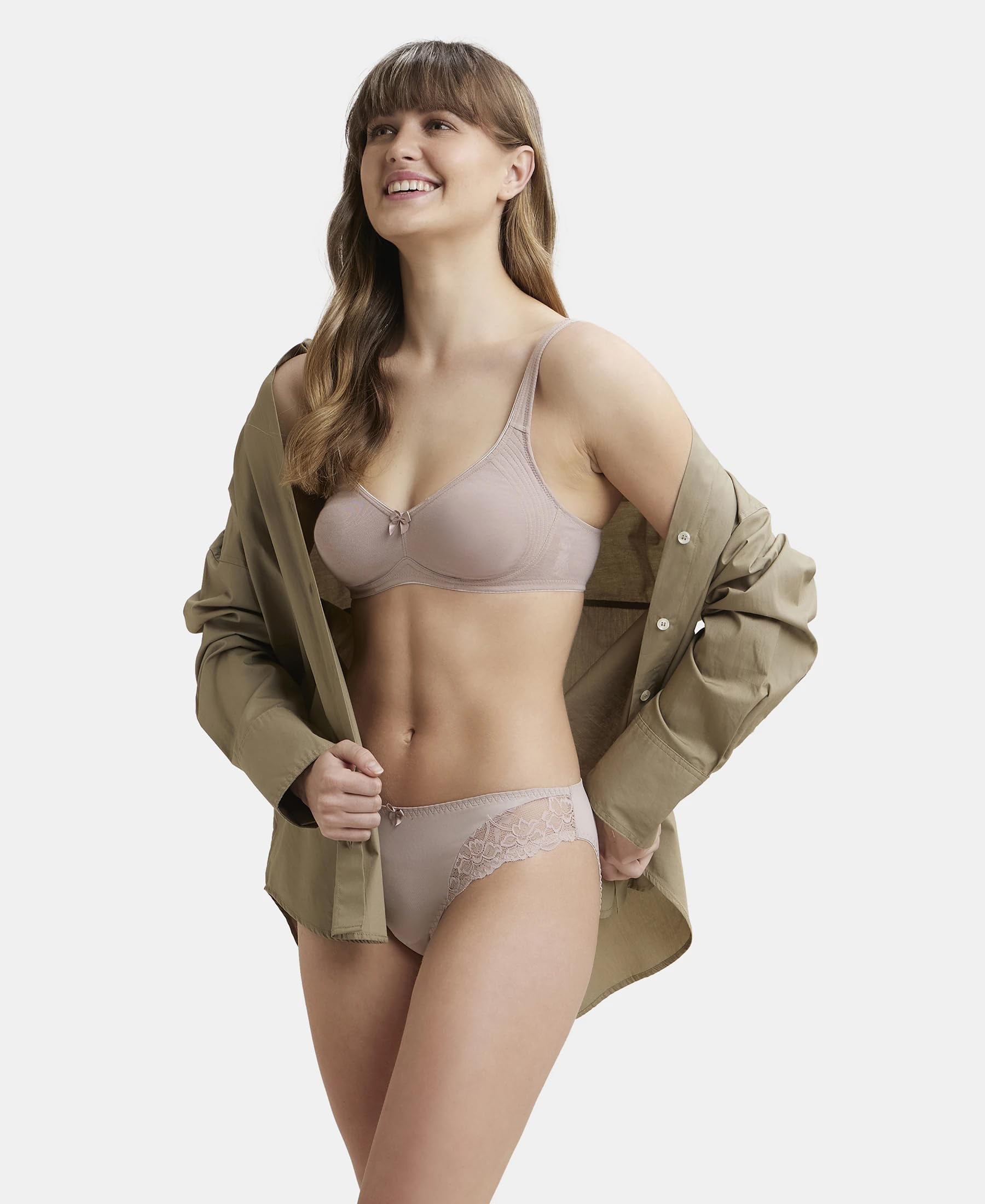 Jockey Women's Wirefree Non Padded Bra - Mocha - Image 5