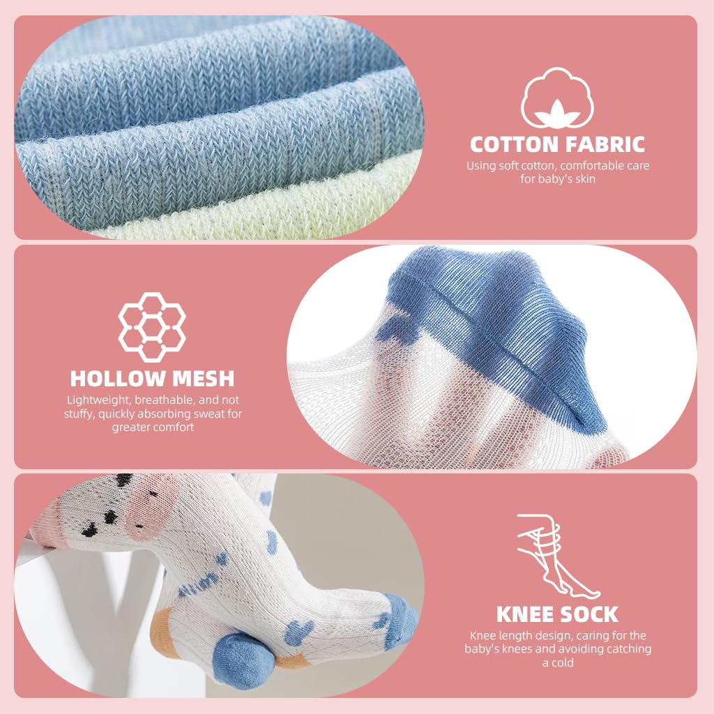 SNOWIE Baby Stockings for Girls - Cotton Mesh - Image 4