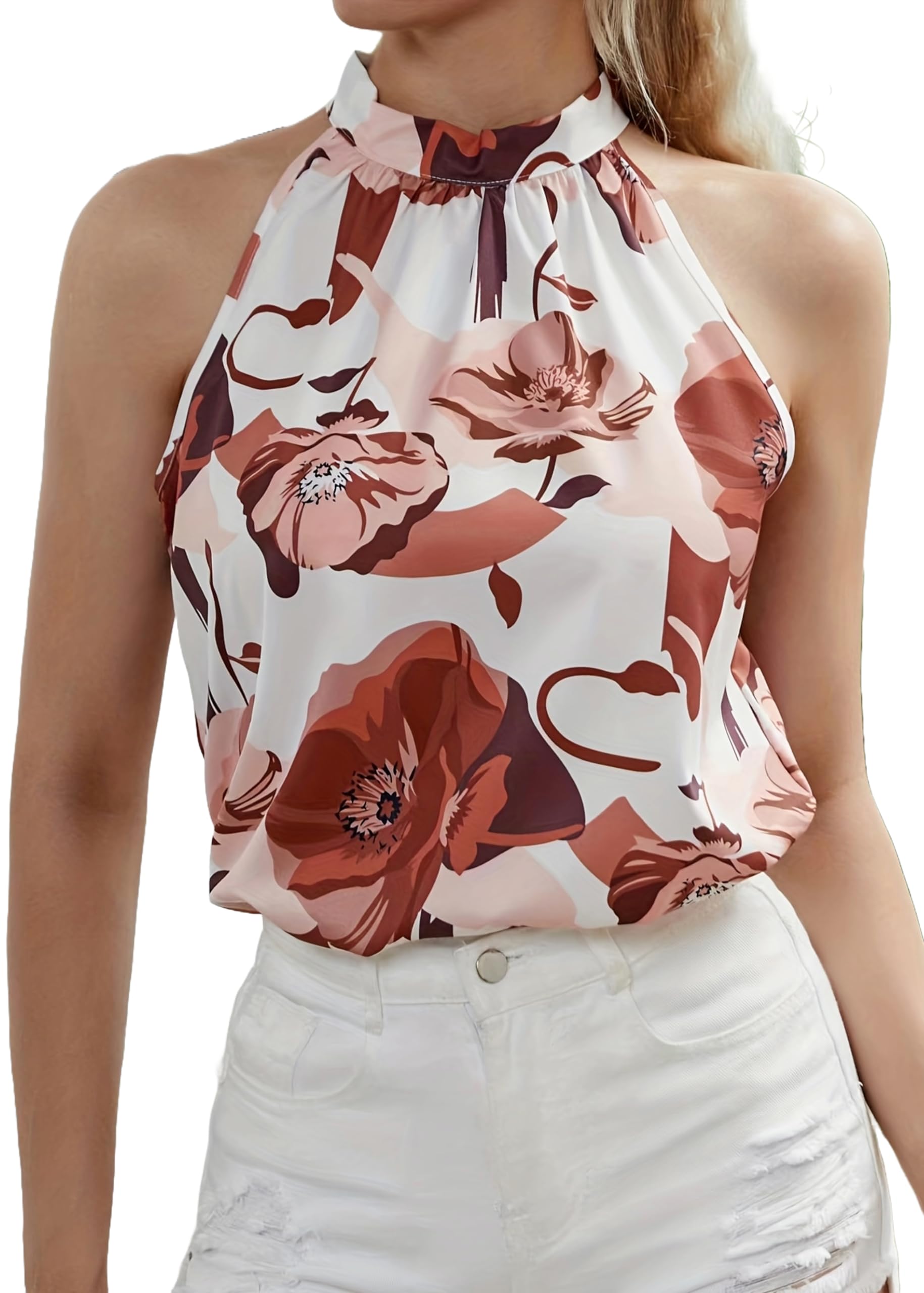 Bollyclues Women's Printed Rayon Shirt