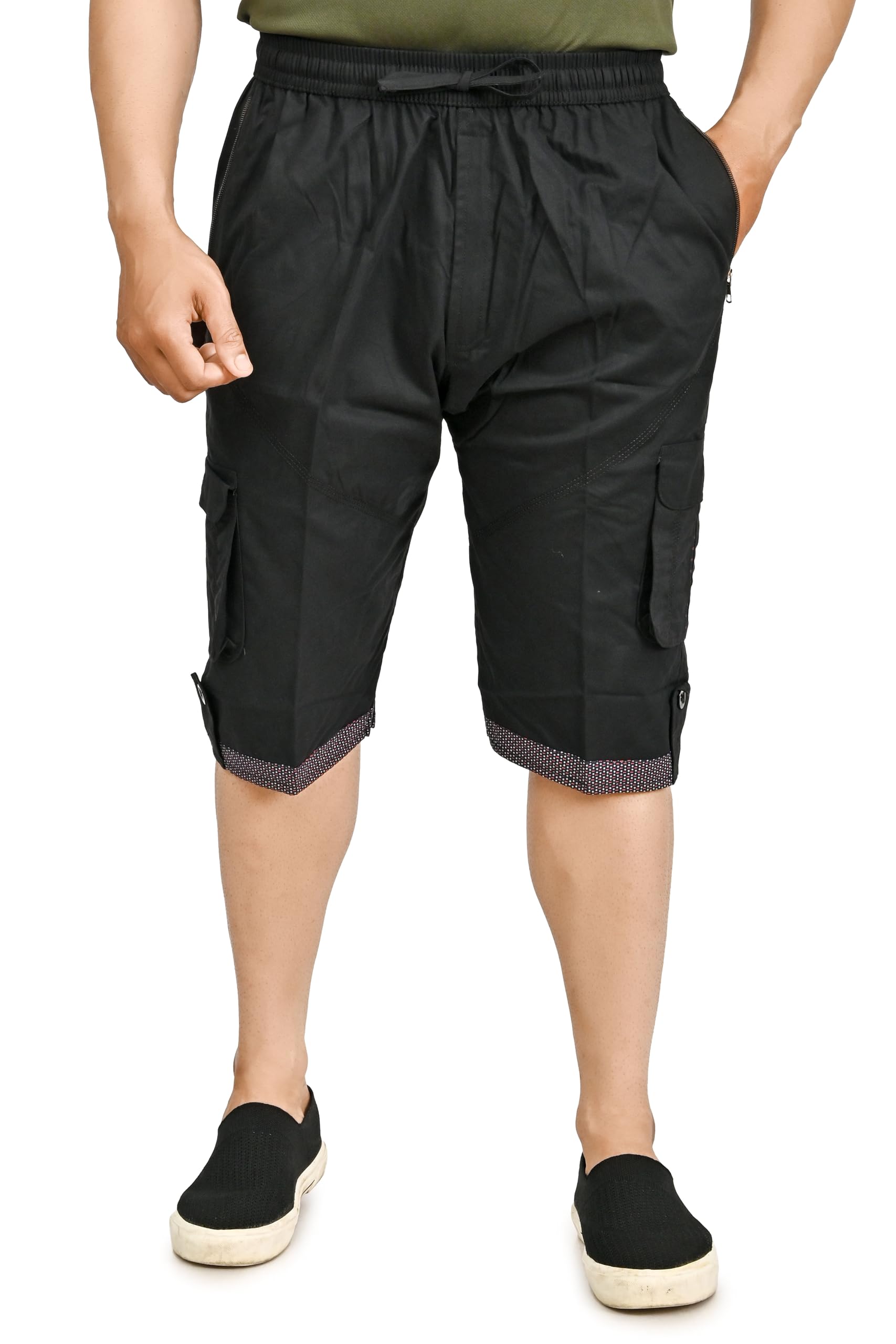 GarbGlide Men's Cargo Pants - Black - Image 3