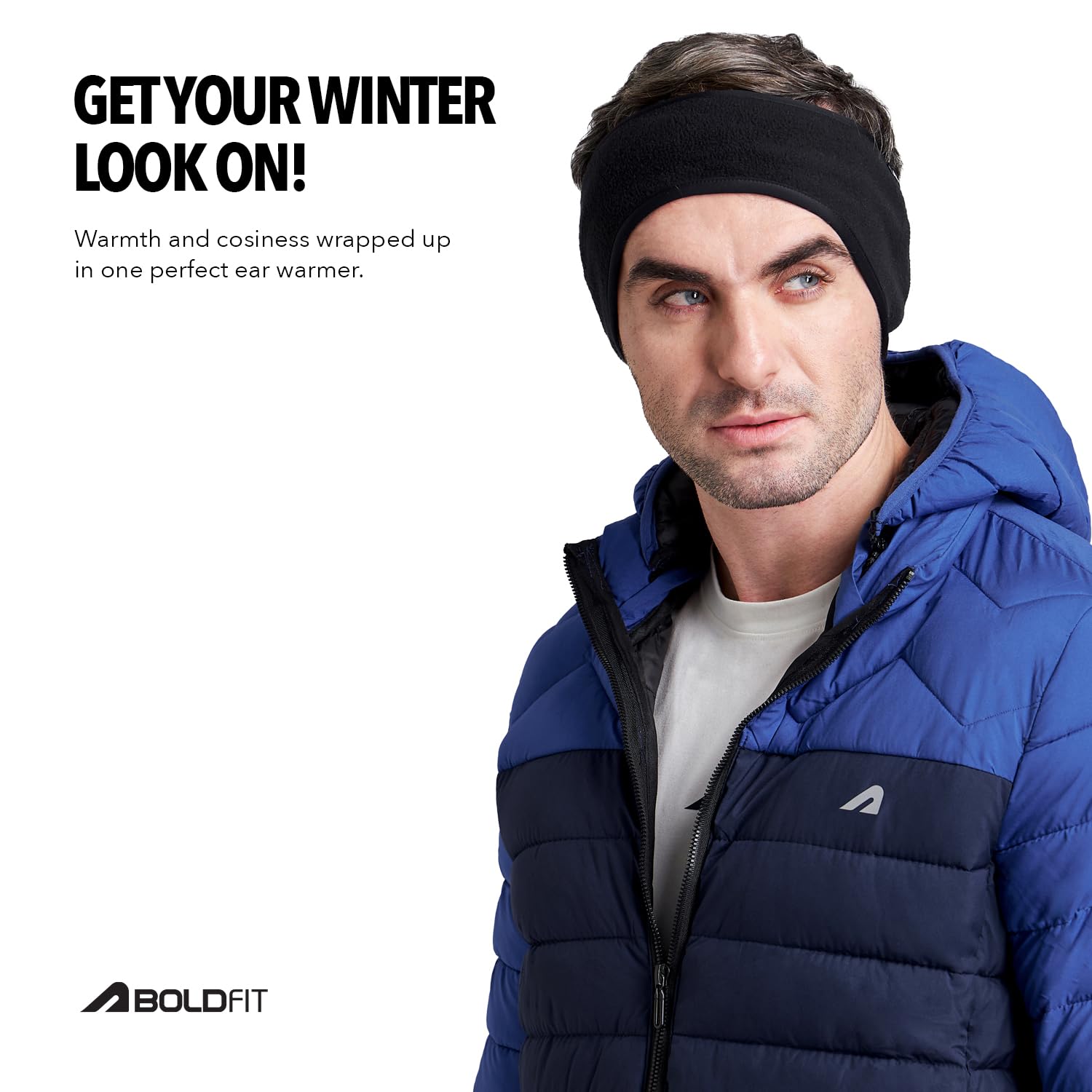 Boldfit Winter Earmuffs Unisex - Black - Image 4