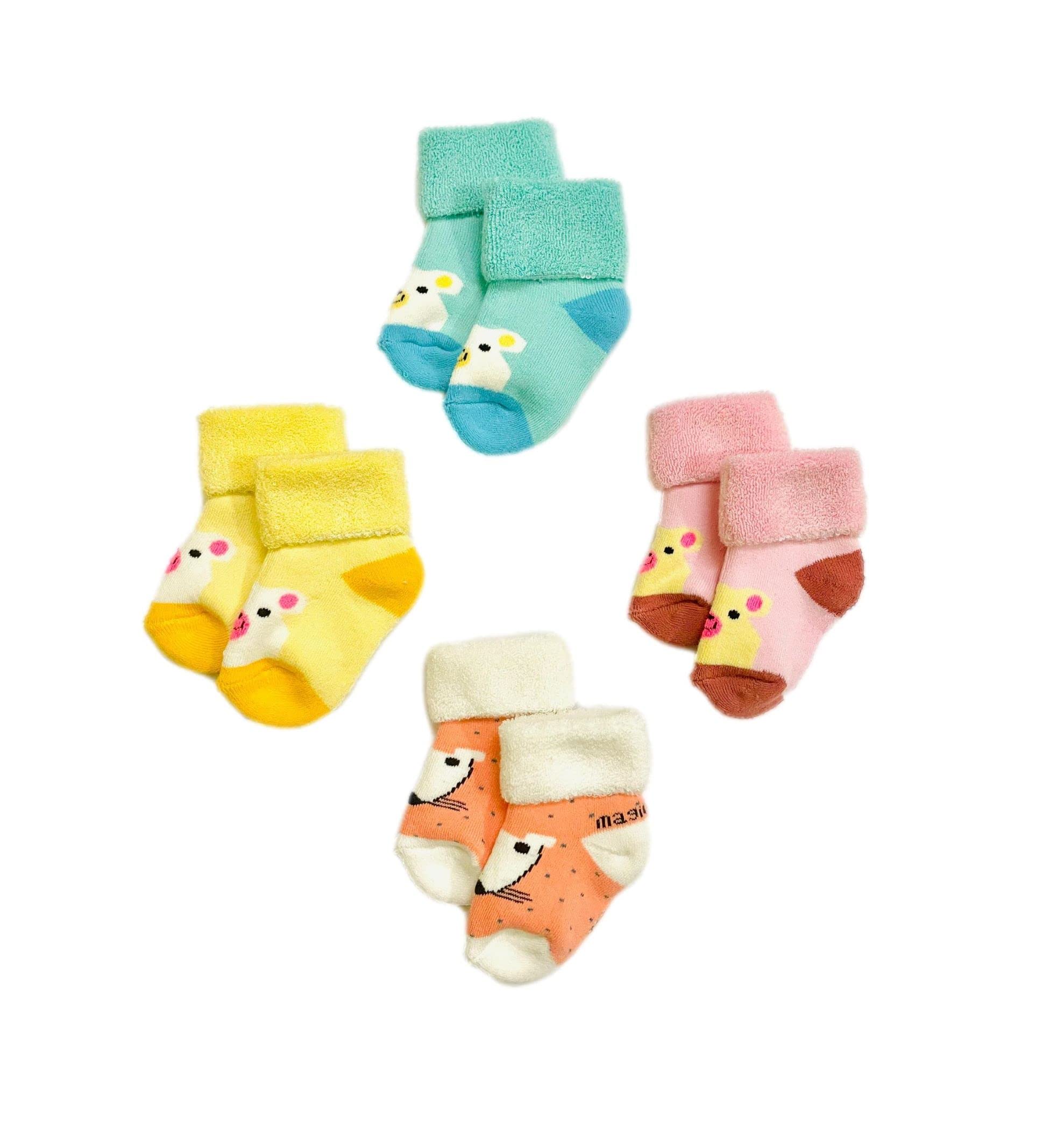 Freshfoot Baby Organic Cotton Socks - Mixed Colour - Image 3