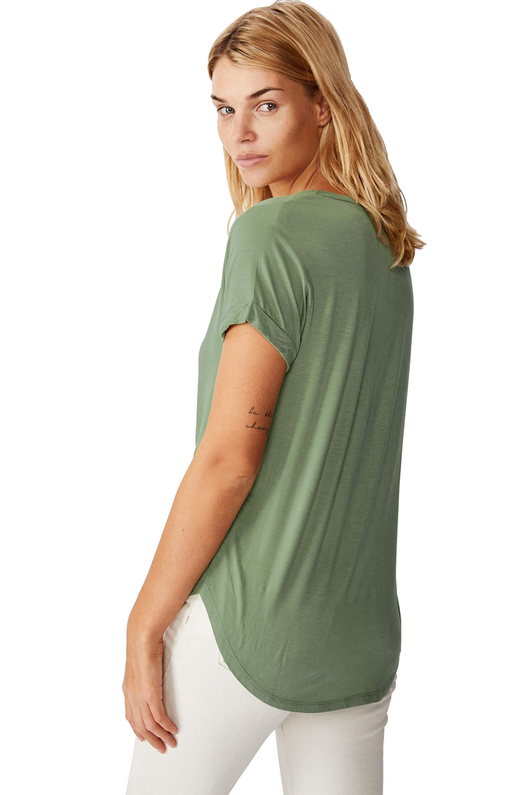 Fabricorn Women's T-Shirts - Green - Image 4