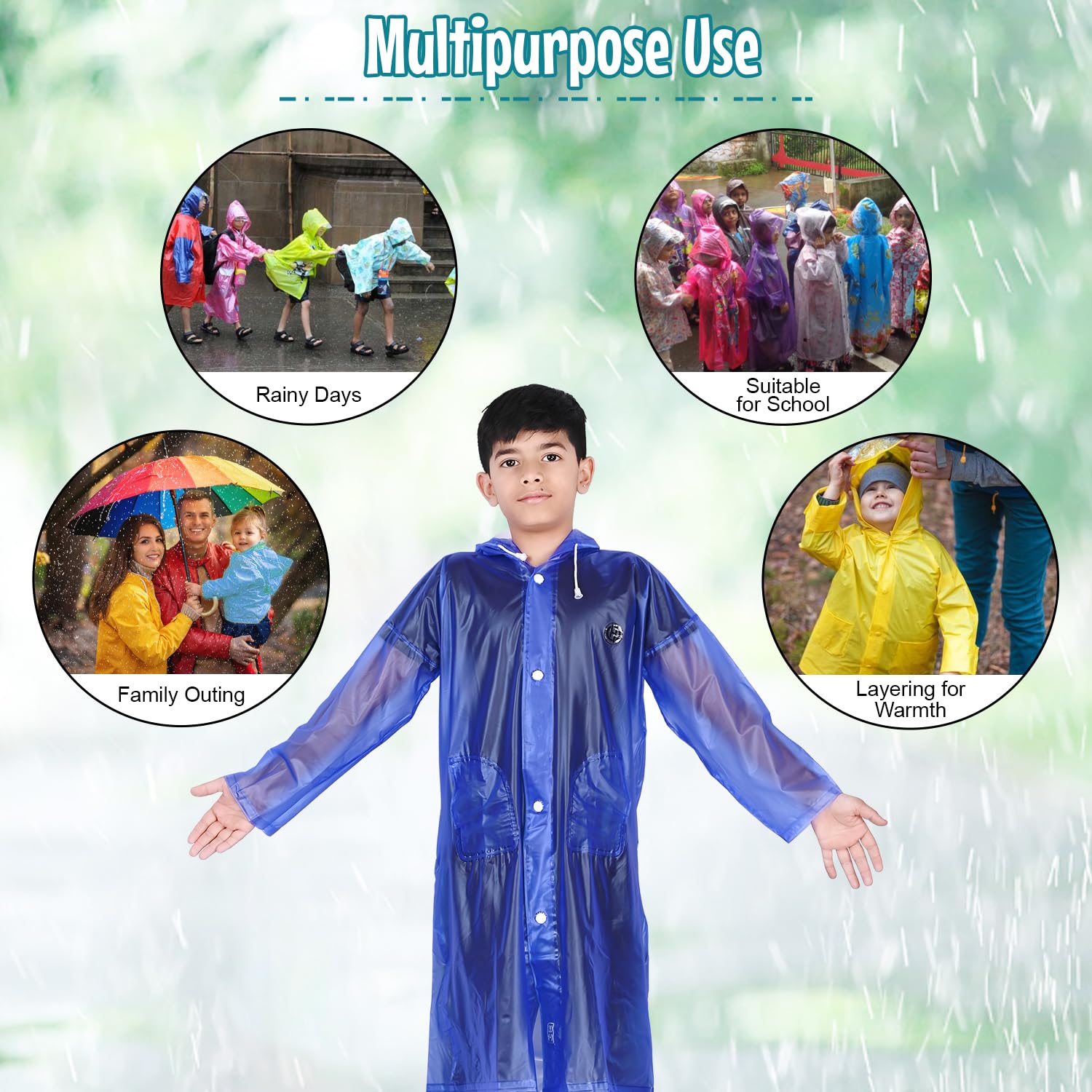 HACER Ferrari Raincoat for Kids - Waterproof - Image 5